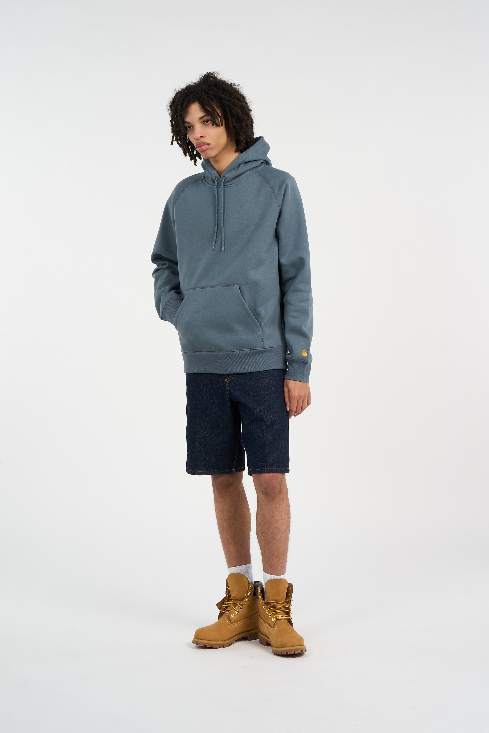 Hoodie hooded chase CARHARTT WIP Bleu