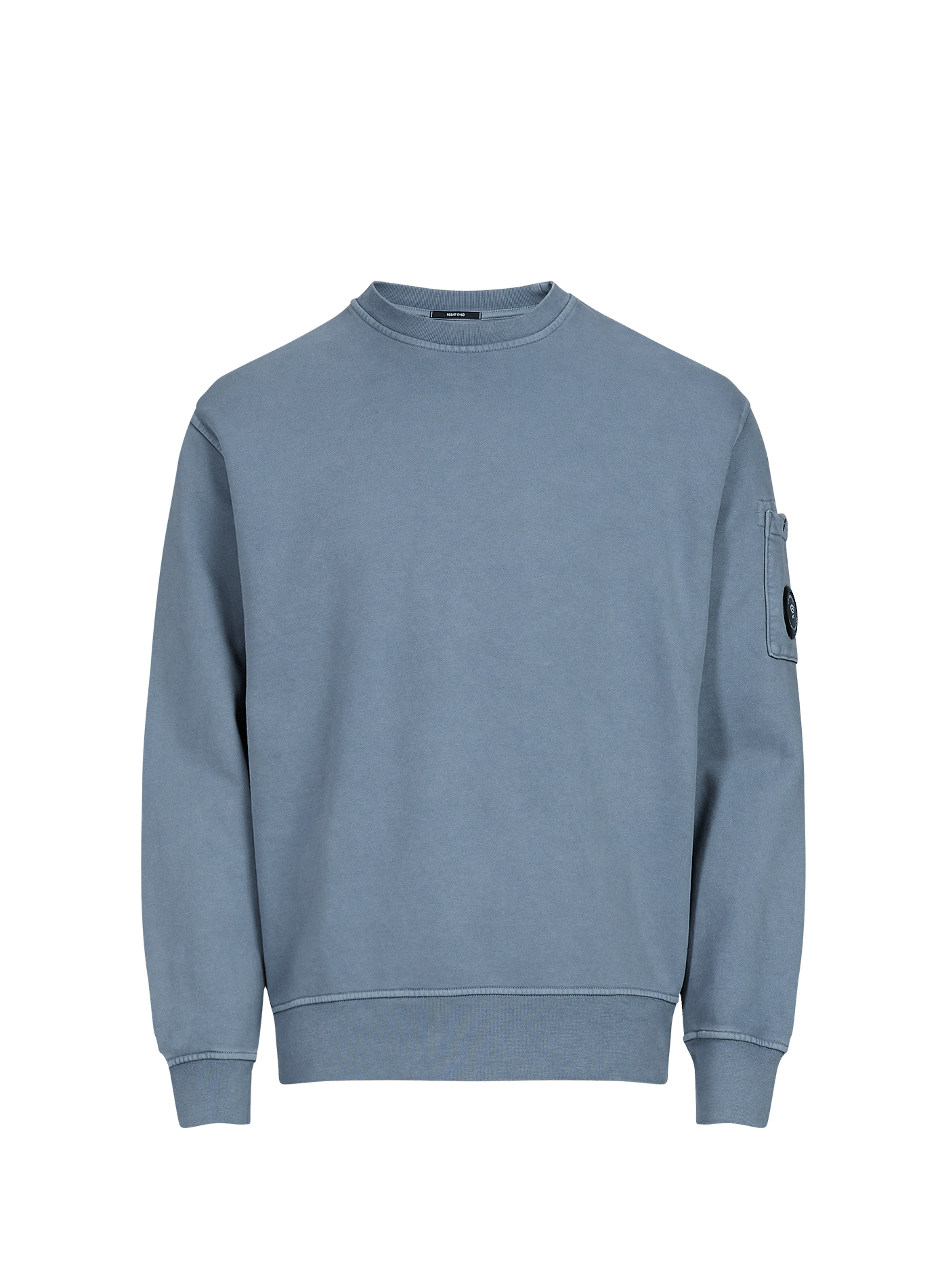 Sweat col rond en coton CP COMPANY Bleu