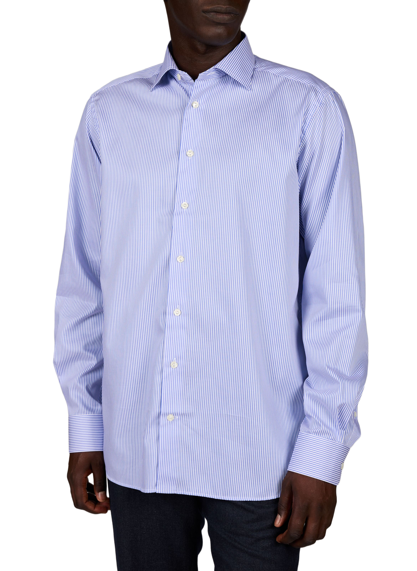 Chemise à rayures ETON Bleu