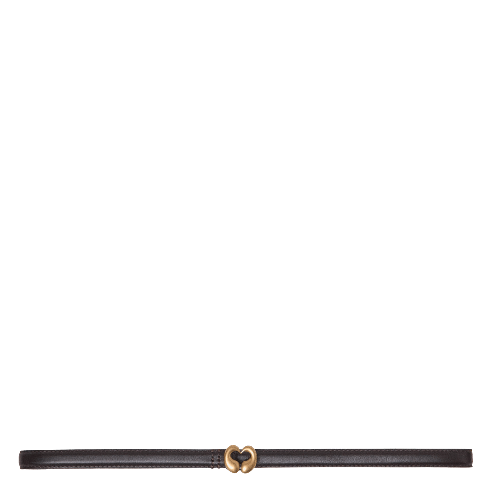 Ceinture en cuir MAJE Marron