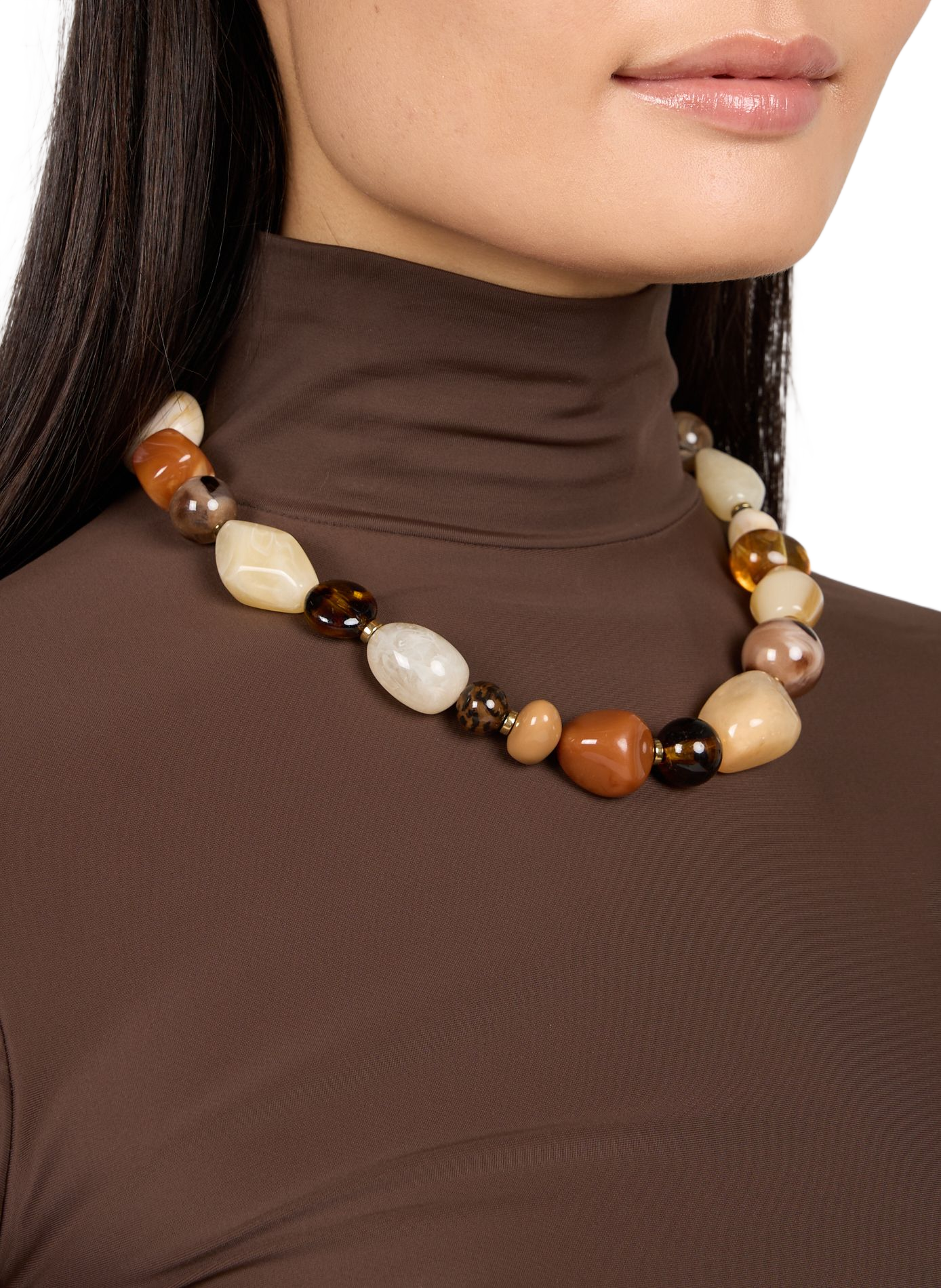 Abstract Bead Necklace AU PRINTEMPS PARIS Multicolour