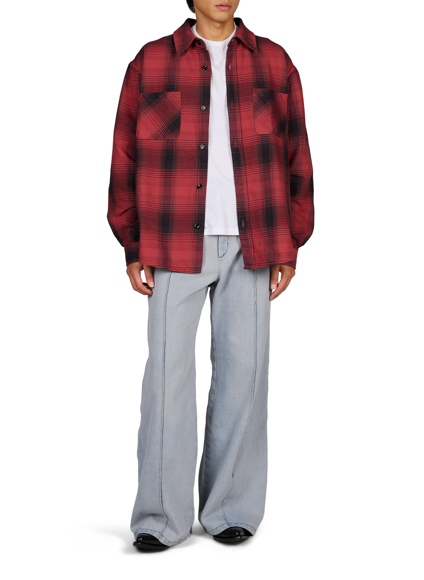 Straight shirt with patterns OUR LEGACY Red