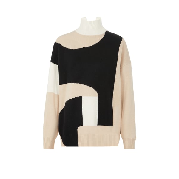 Pull en laine et cachemire recyclés