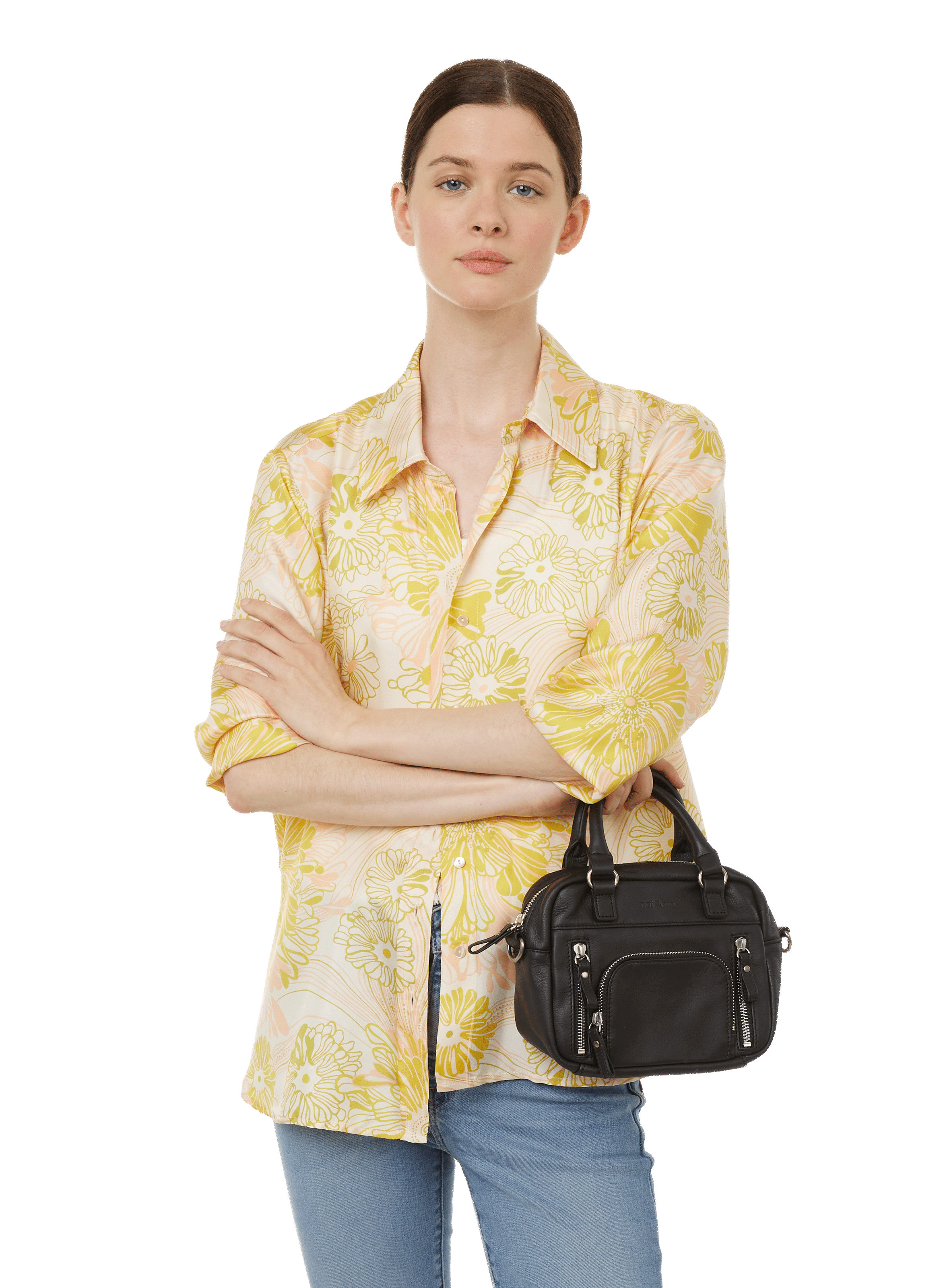 Micro sac à main Macy NAT &amp; NIN Noir