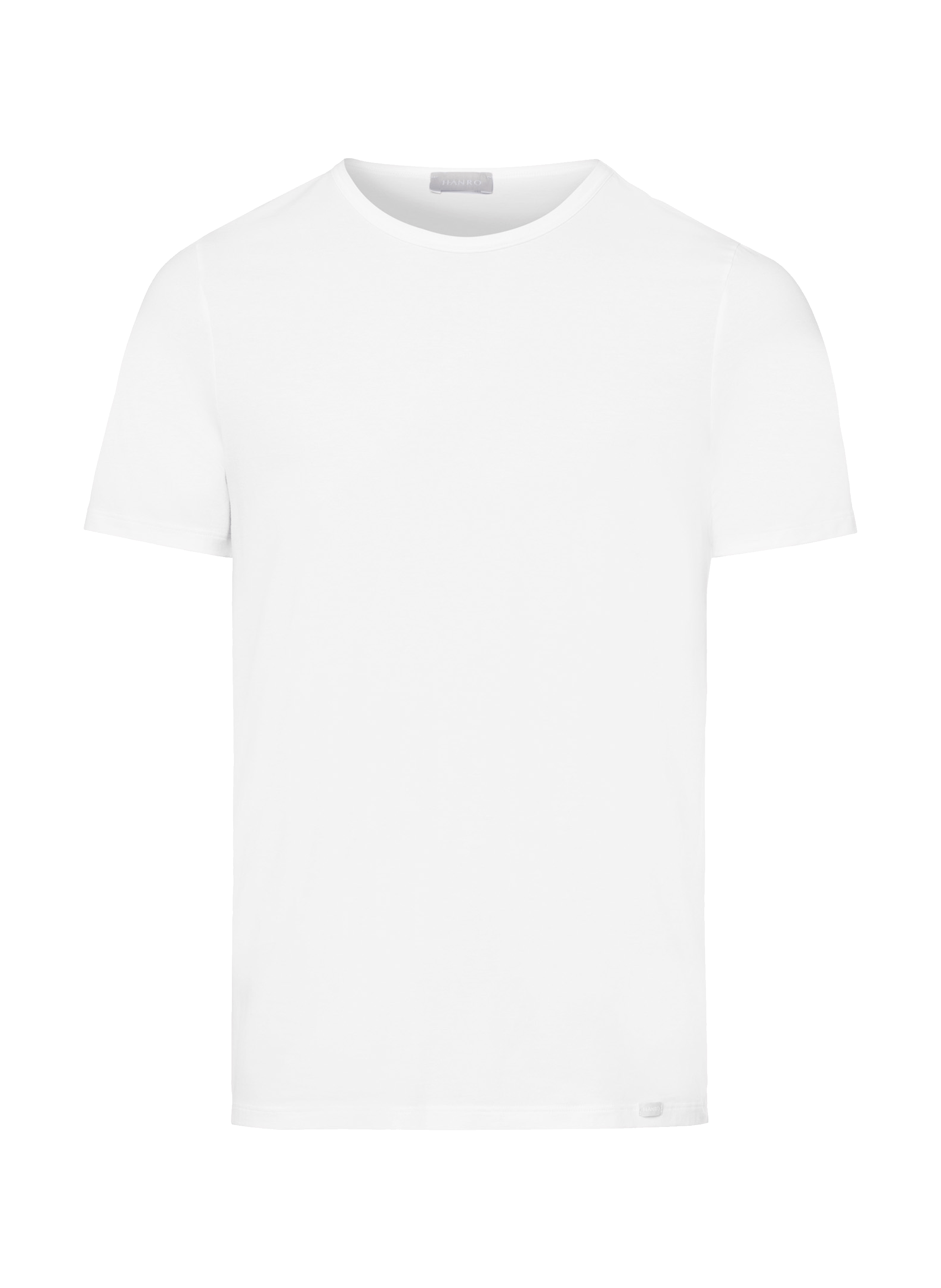 Stretch cotton round-neck T-shirt HANRO White