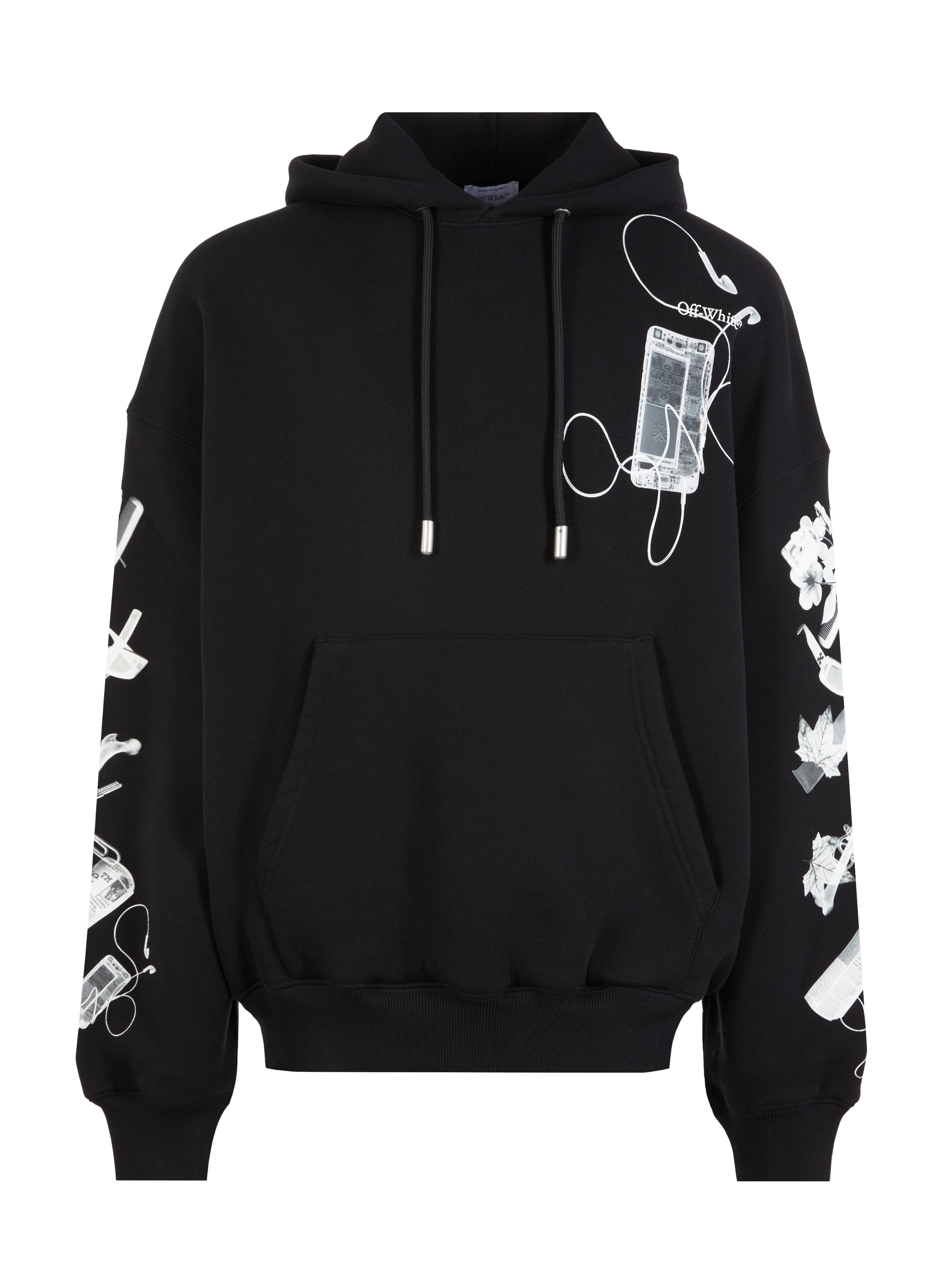 OFF-WHITE Hoodie en coton  Noir