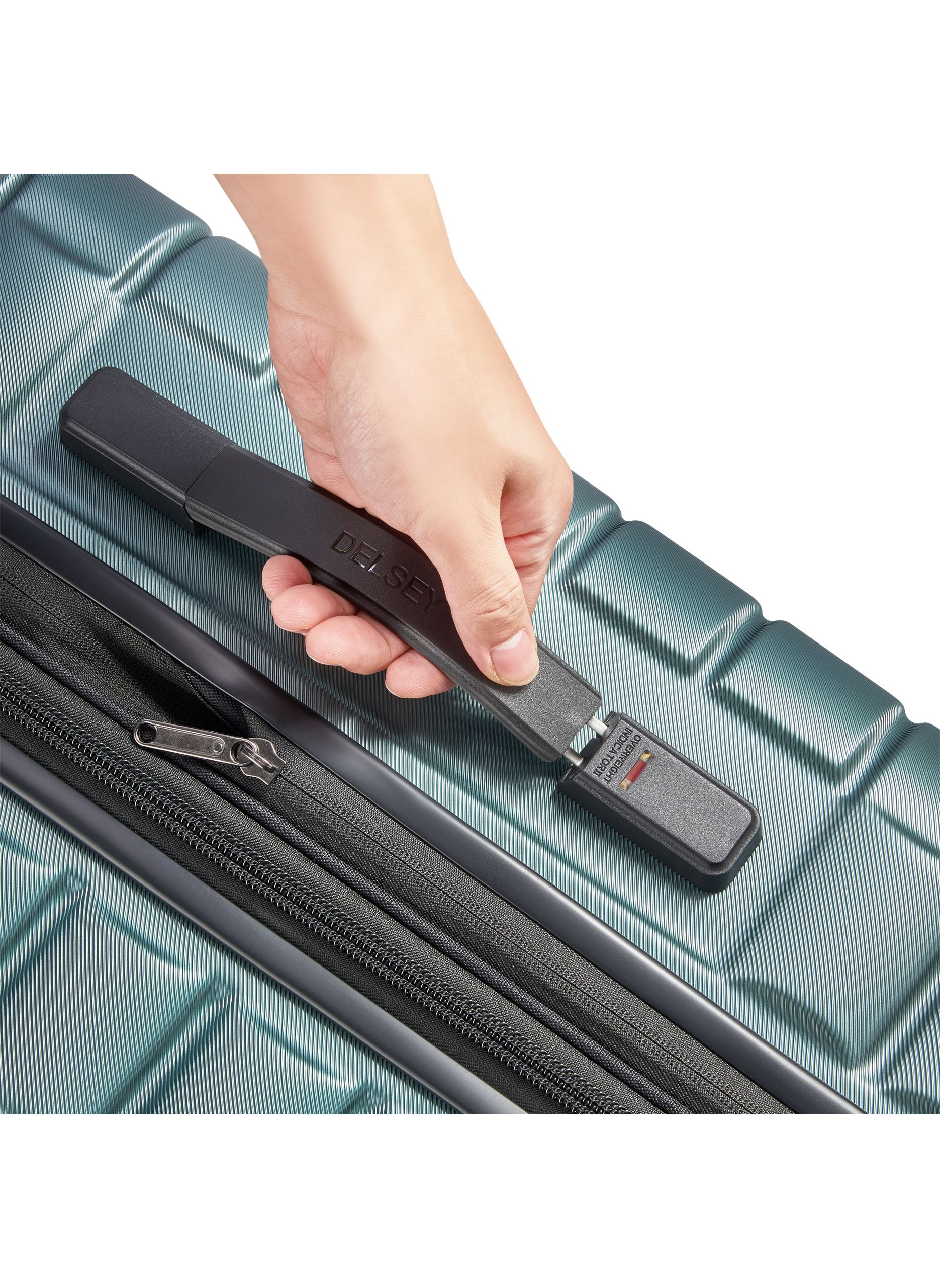 Valise soute rigide taille xl - shadow 5.0 DELSEY PARIS Vert