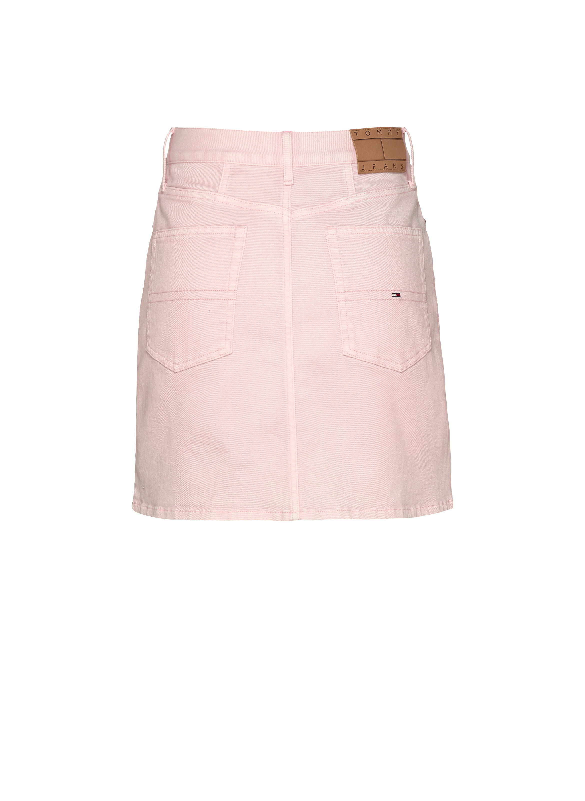 Jupe droite en coton  Rose