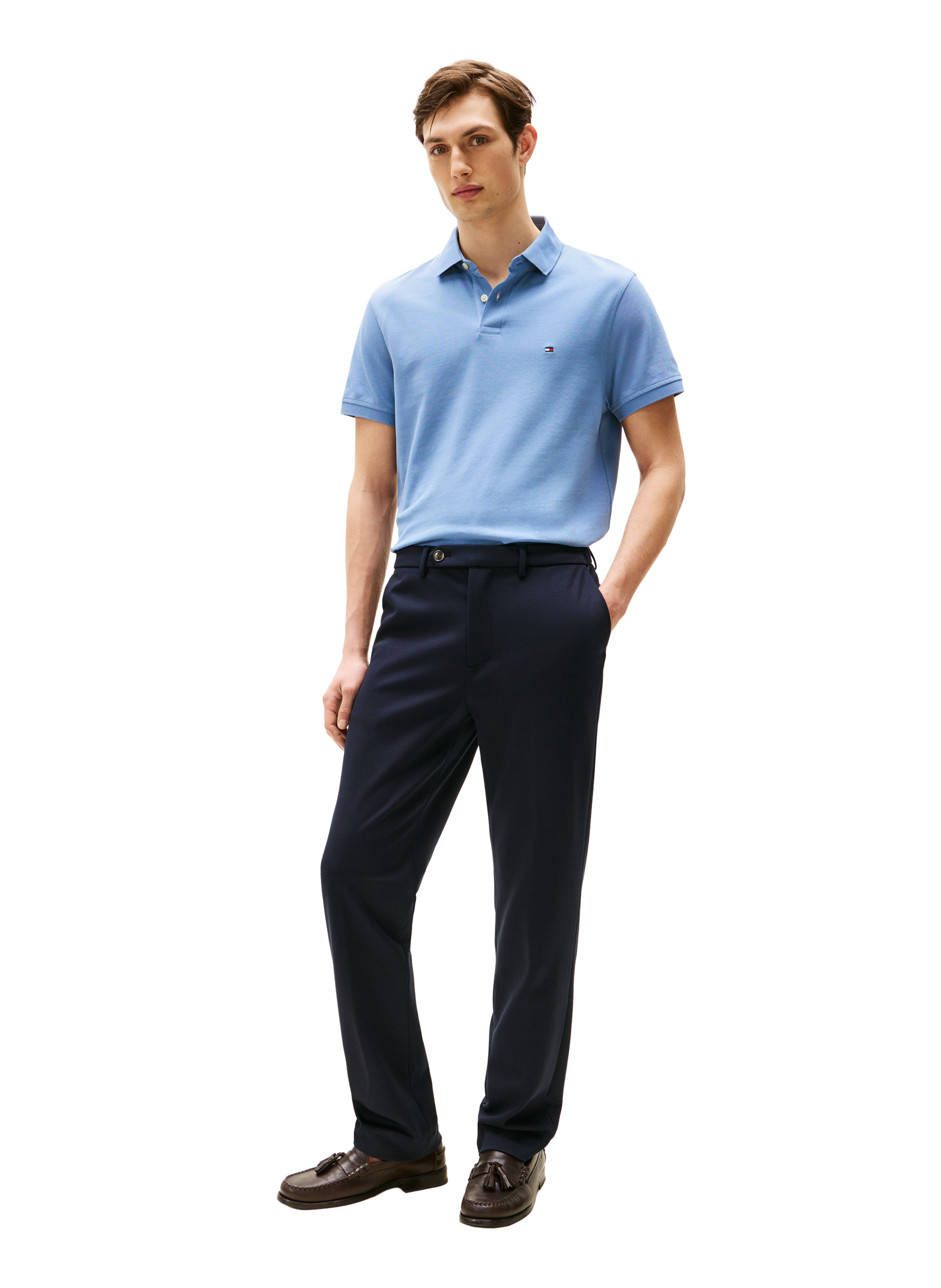 Iconic 1985 organic cotton polo shirt TOMMY HILFIGER Blue