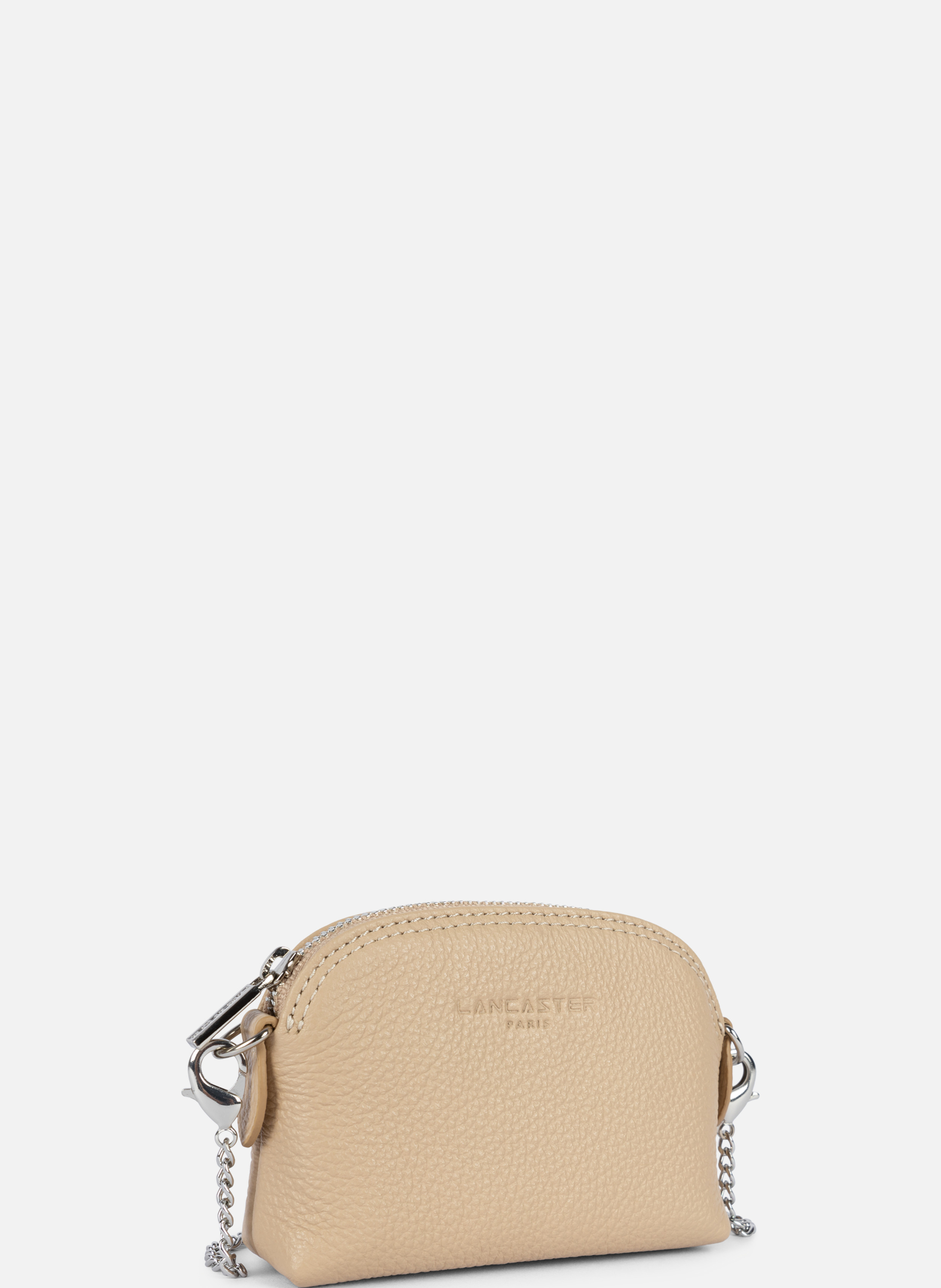 Small coin purse - Foulonné PM LANCASTER Beige