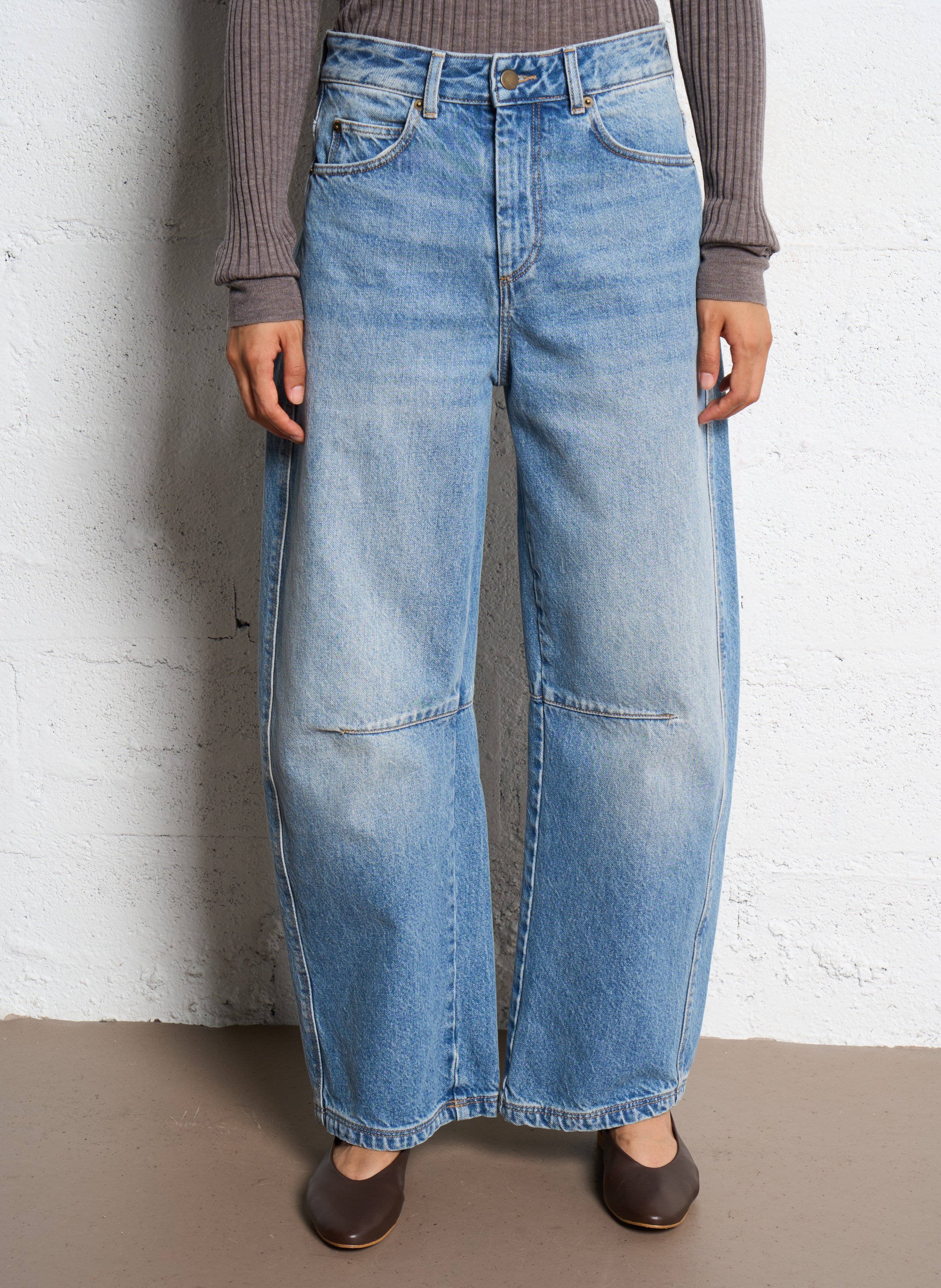 Jean large en coton Eliott SOEUR Bleu