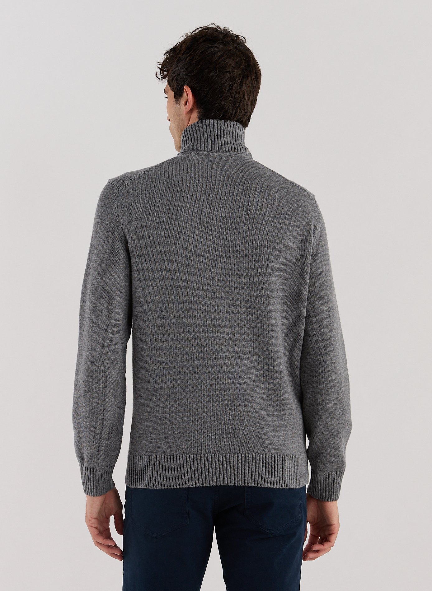 Cotton jumper GANT Grey