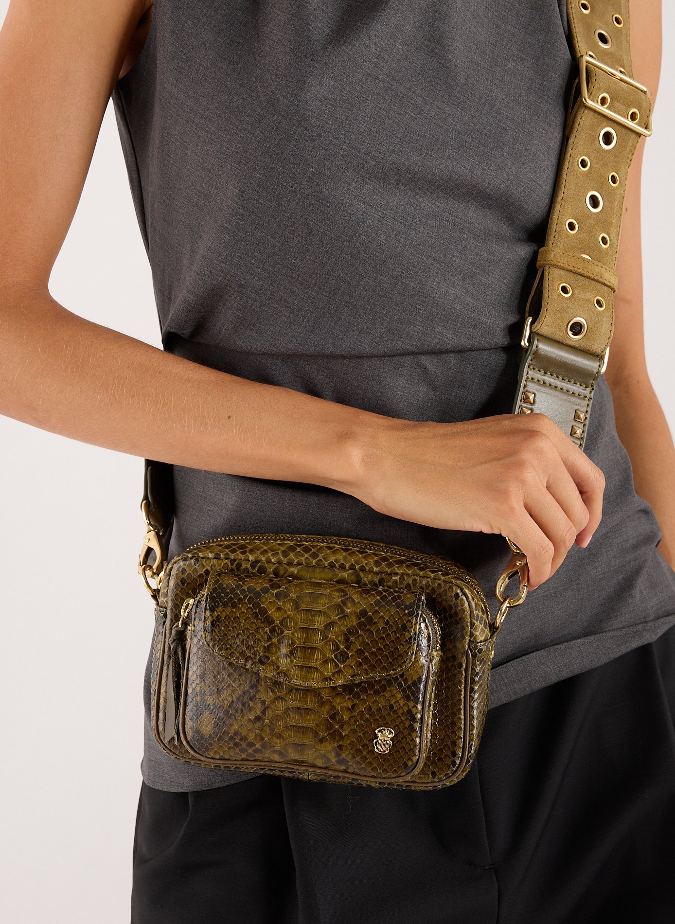 Sac à bandoulière Baby Charly CLARIS VIROT Jaune