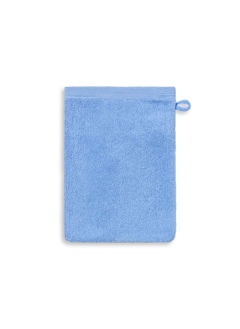 Gant de toilette en coton biologique BleuAU PRINTEMPS PARIS Gant de toilette en coton biologique BleuAU PRINTEMPS PARIS