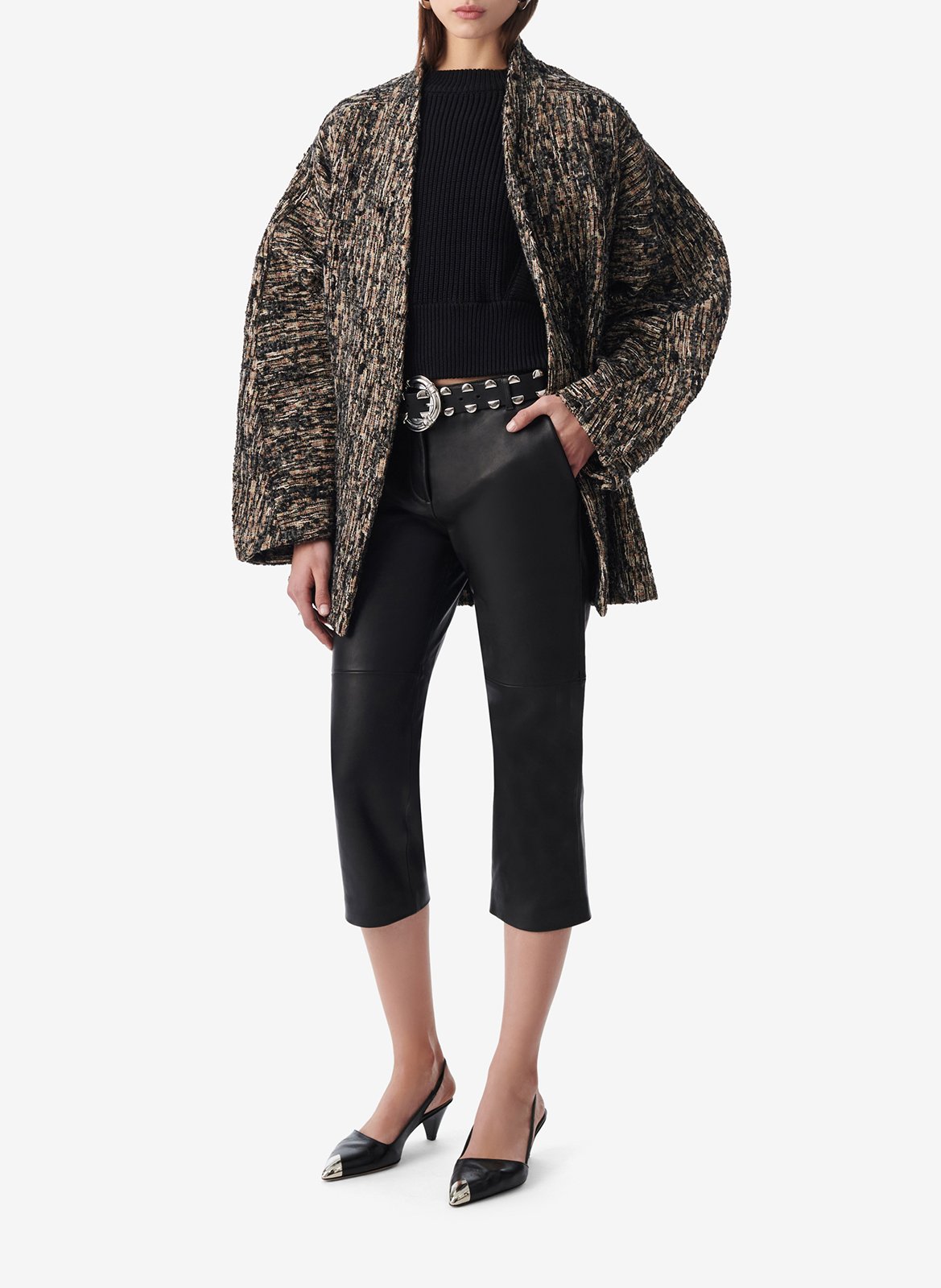 Veste oversize en tweed cintra IRO Multicolore