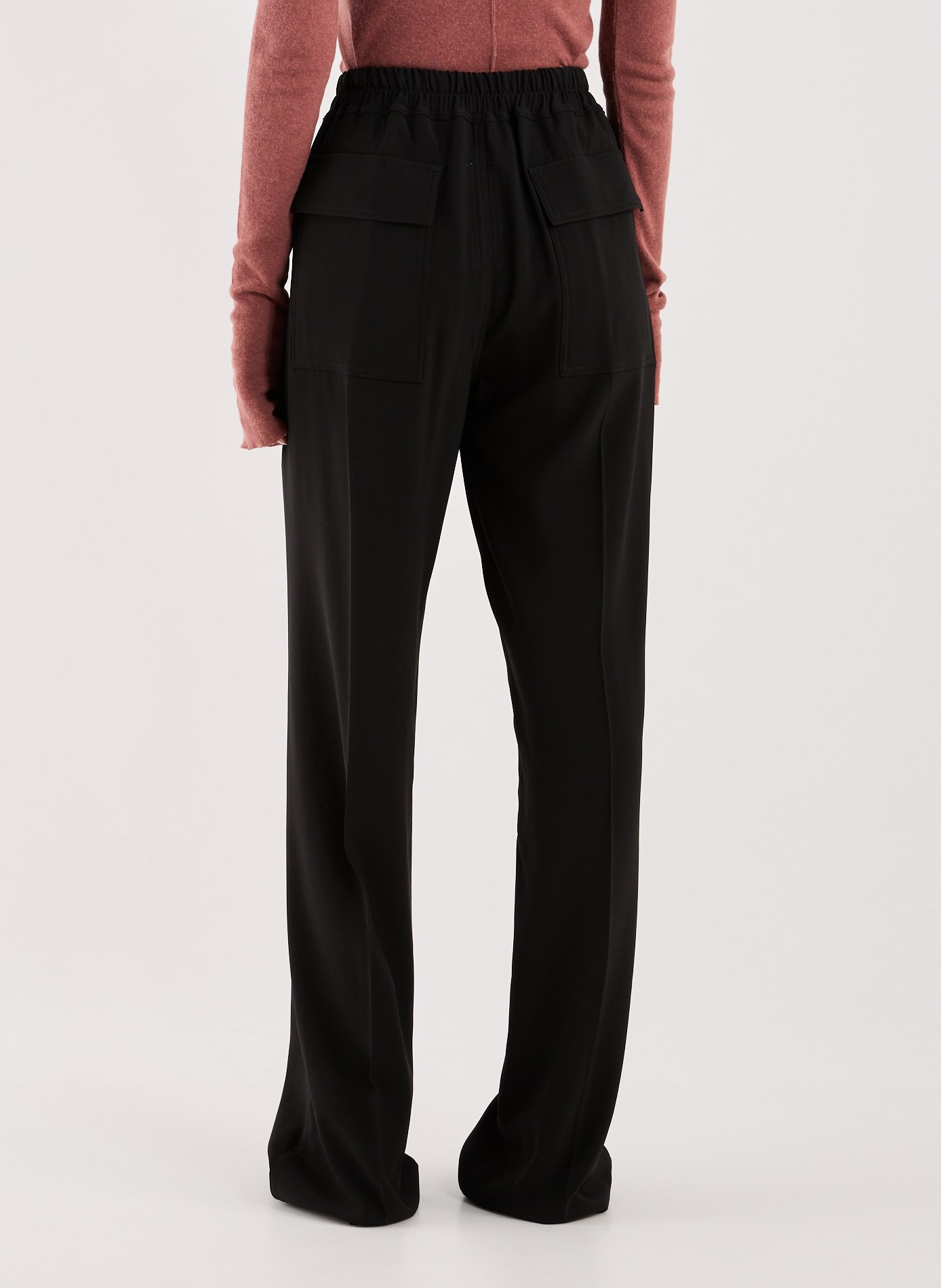 Flared solid color pants RICK OWENS Black