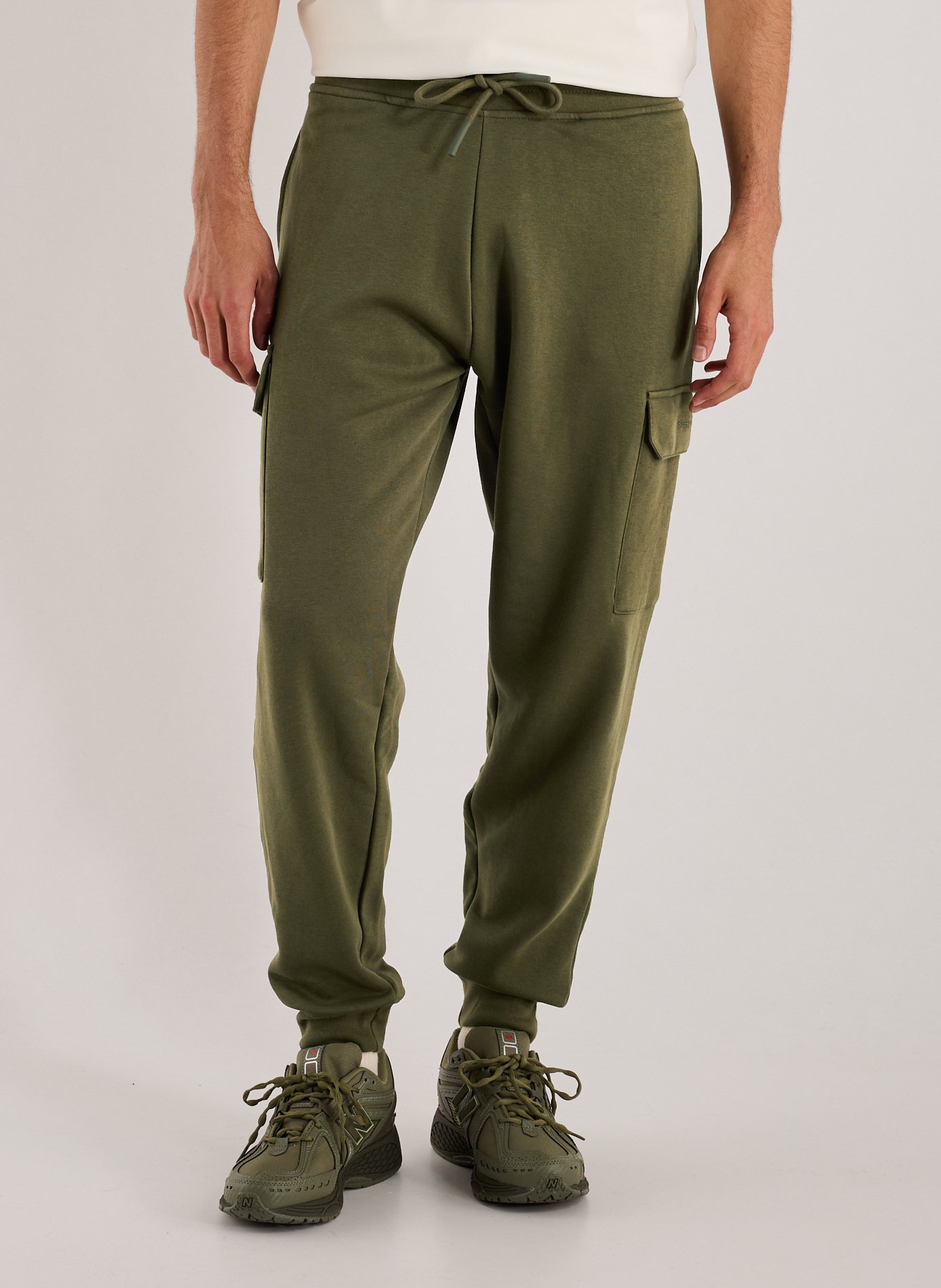 GERTRUDE ET GASTON Cotton-blend joggers Khaki