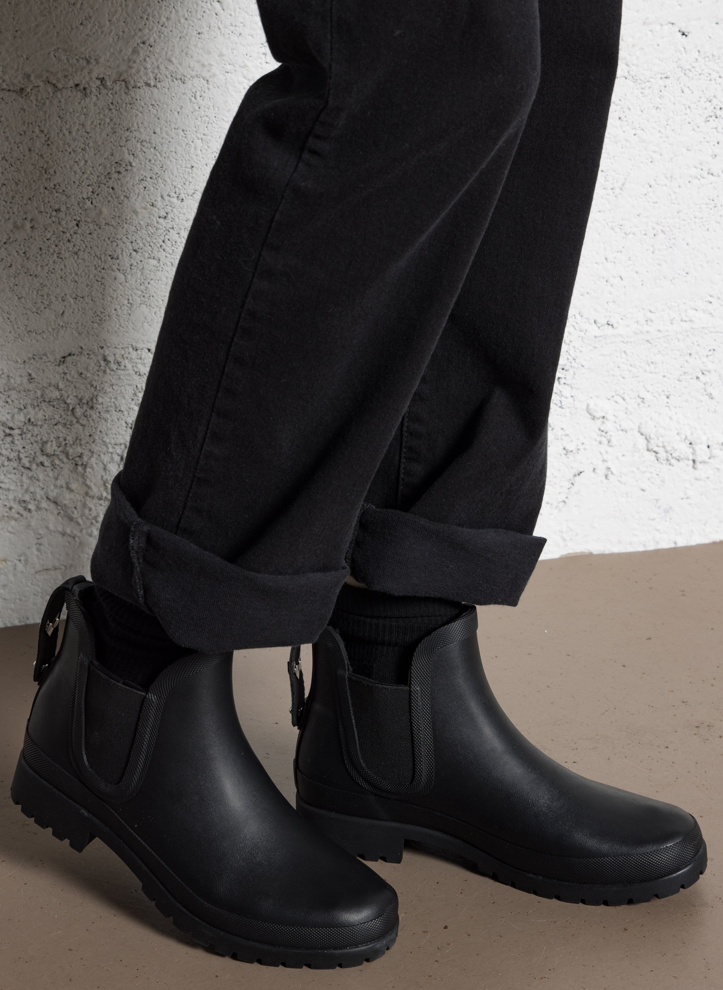 Bottines de pluie IKKS Noir