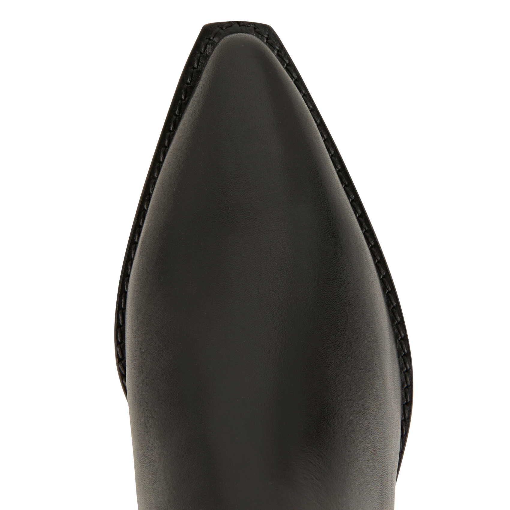 Boots santiags à talons en cuir IKKS Noir