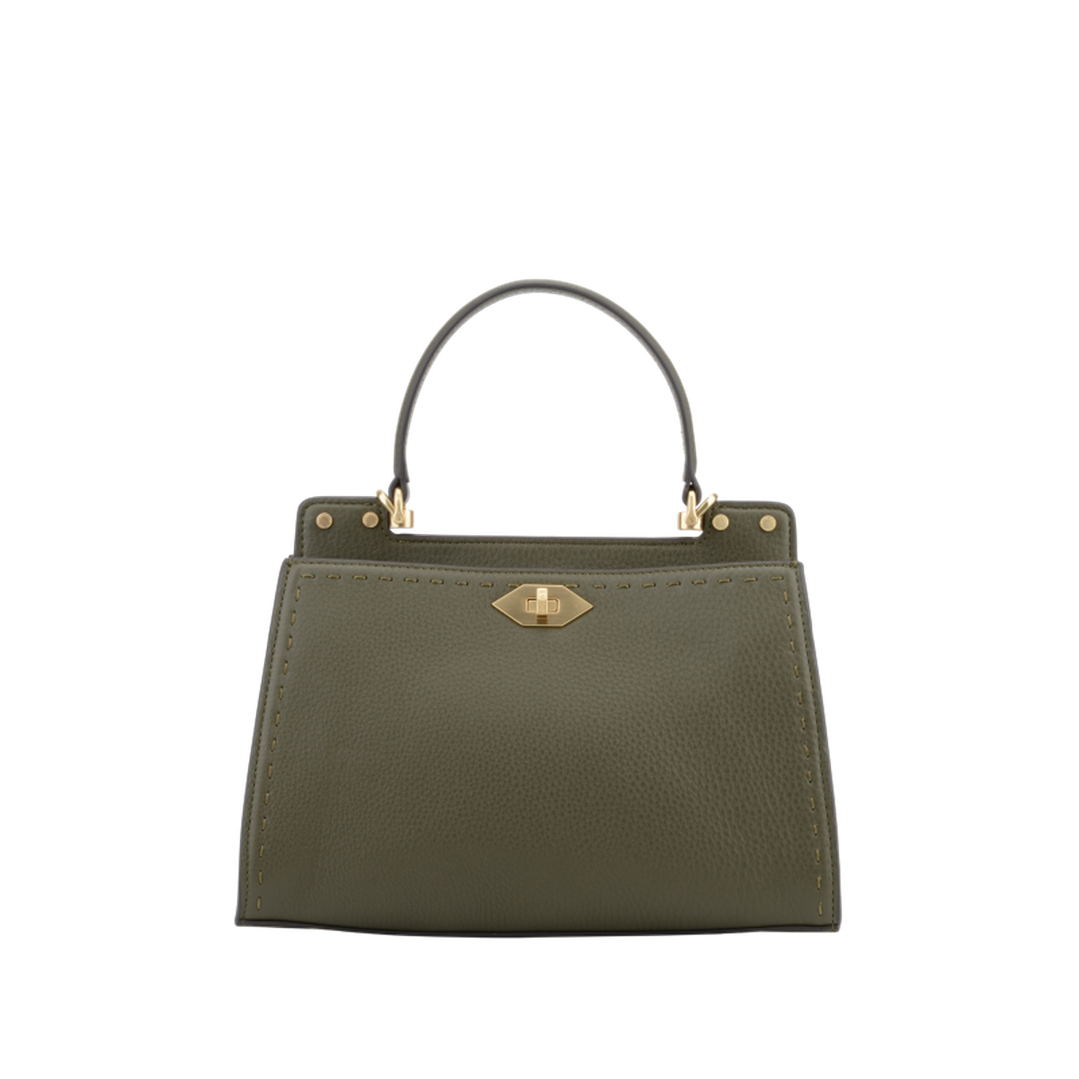 Trianon - sac à main POURCHET Kaki