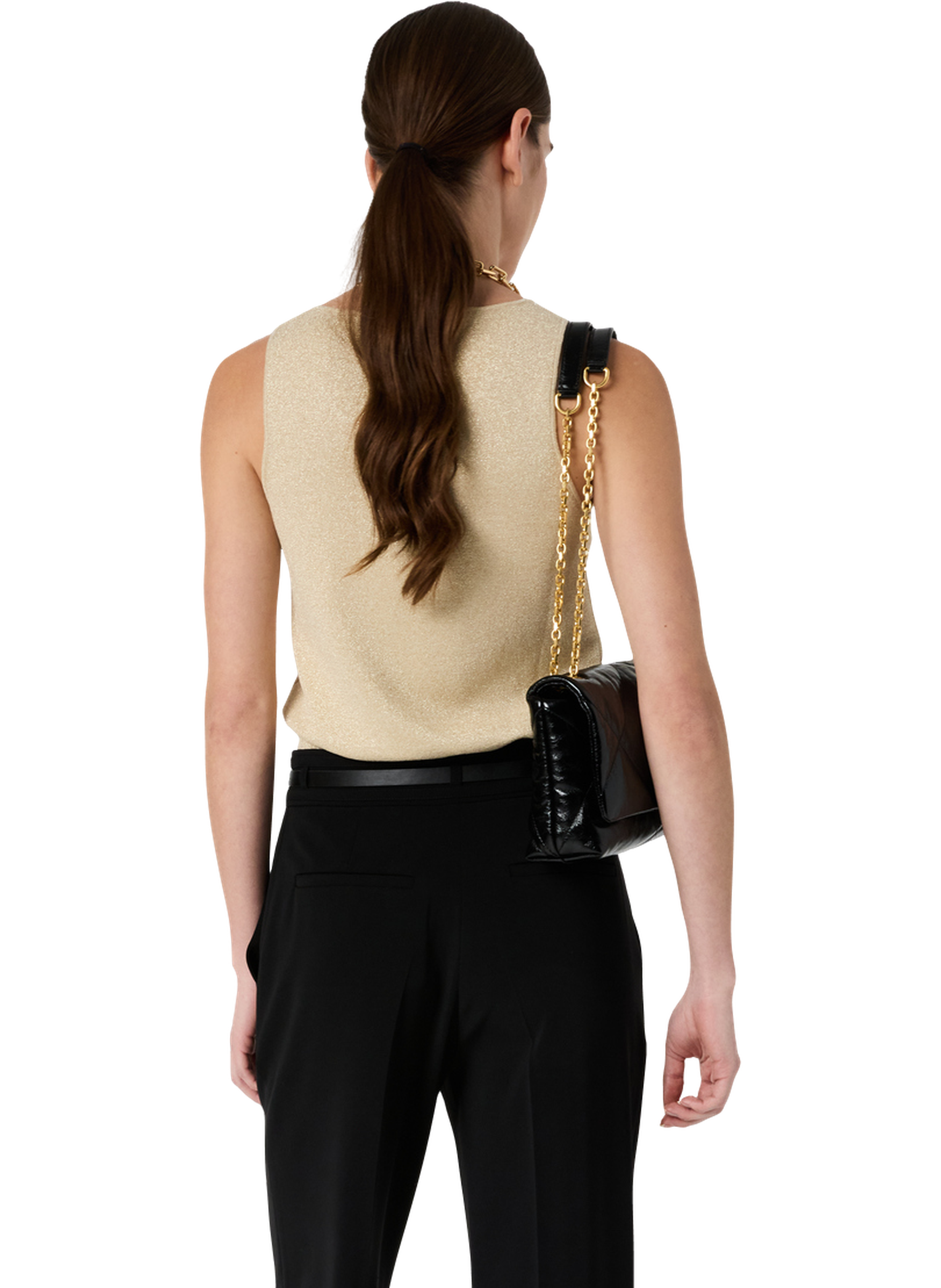 Top en microfibre doré - luana GERARD DAREL Jaune