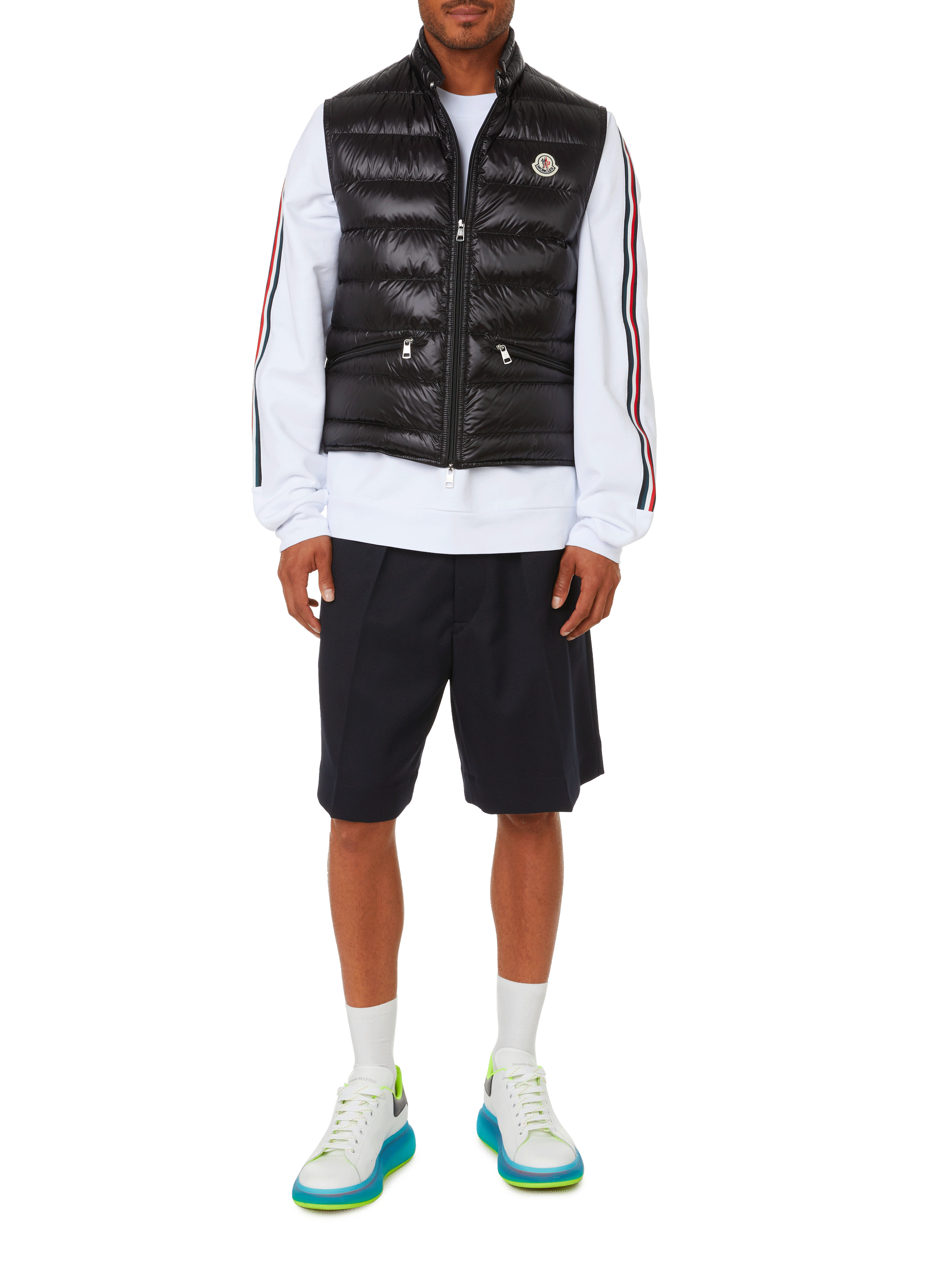 Gui sleeveless nylon down jacket MONCLER Black