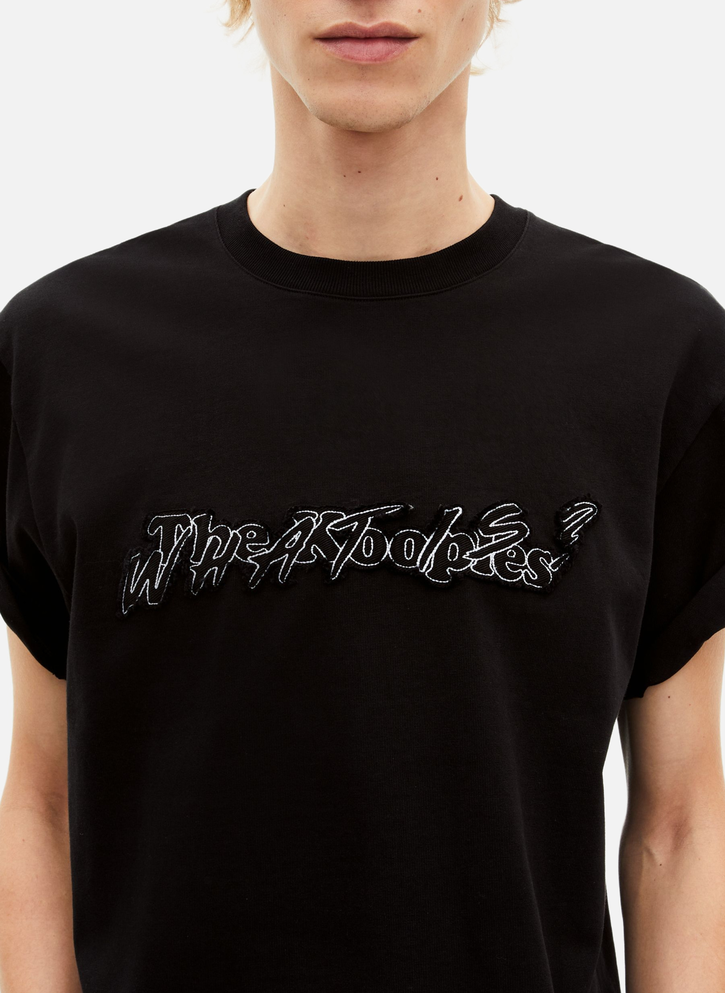 T-shirt what is métallique THE KOOPLES Noir