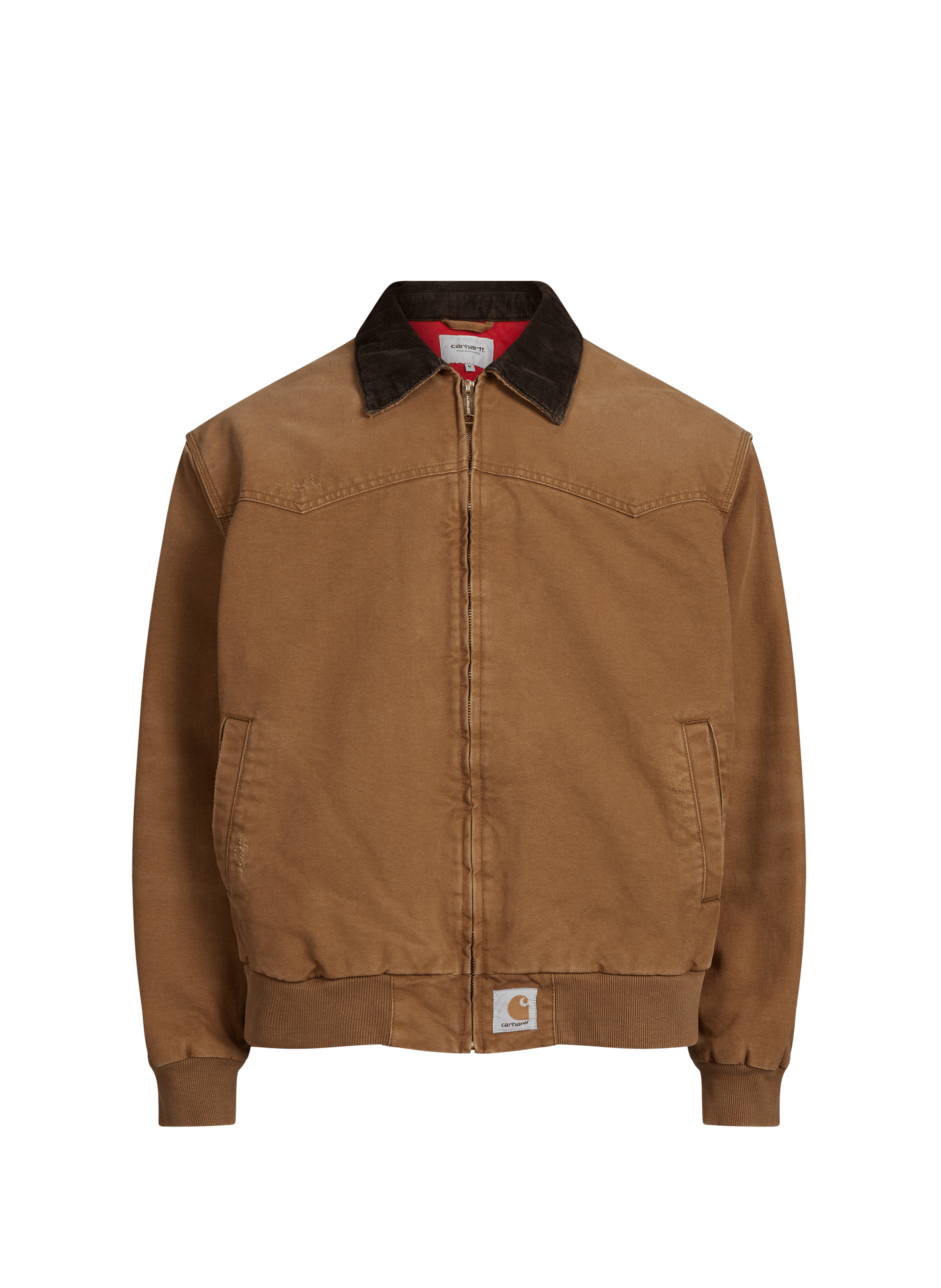 Straight OG Santa Fe cotton jacket CARHARTT WIP Brown