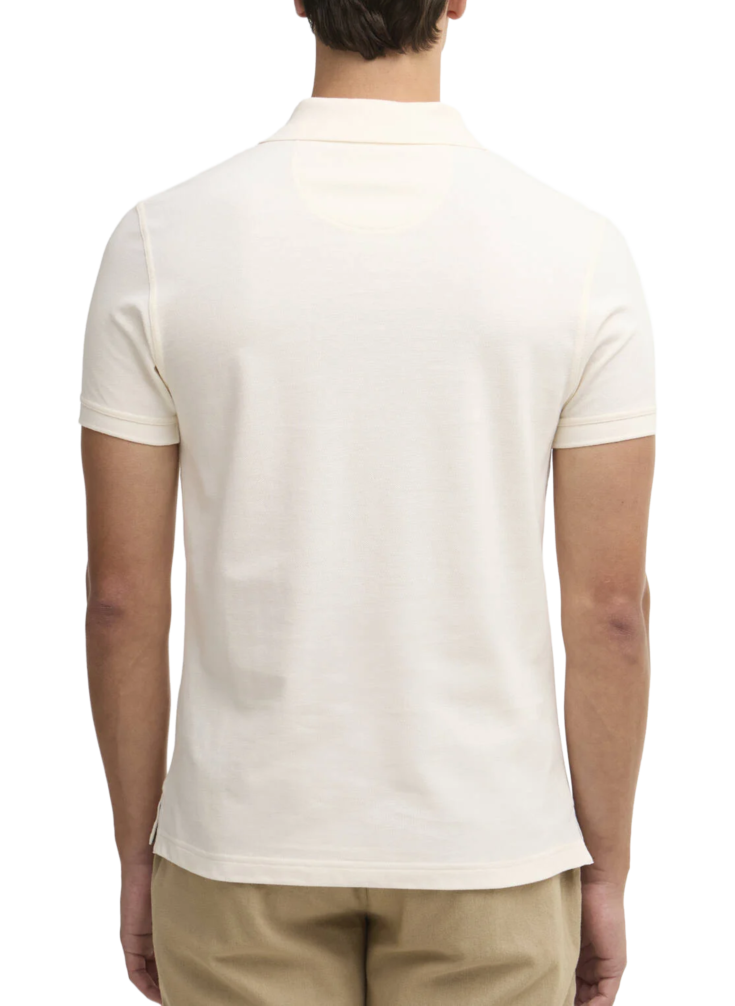 Polo manches courtes en coton BARBOUR Blanc