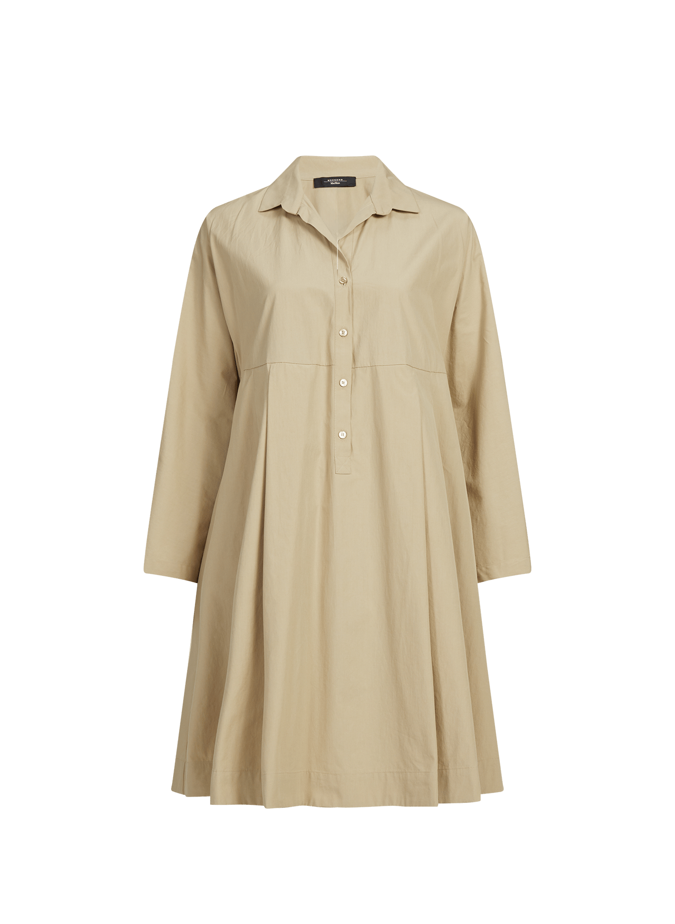 Robe mi-longue ample en coton MAX MARA WEEK END Beige