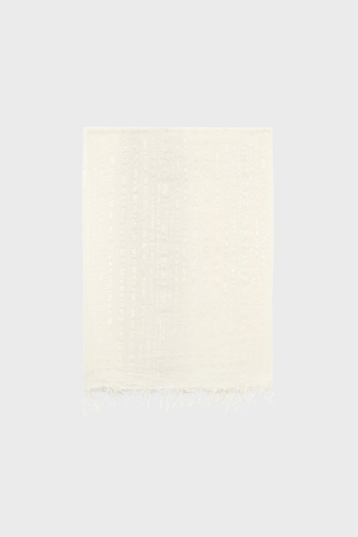 Etole à rayures et lurex en coton - fabienne PABLO Rose