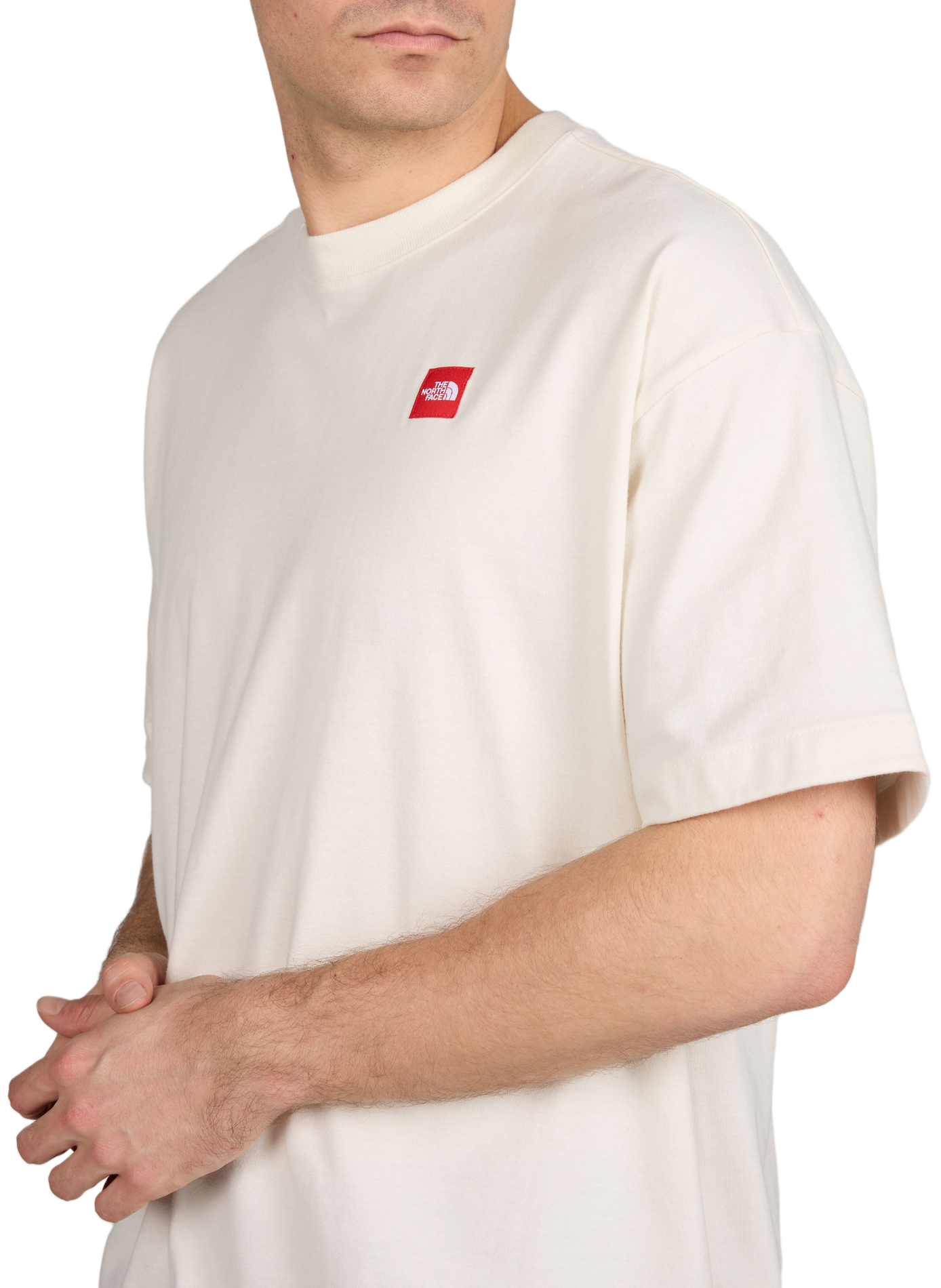 Cotton round-neck T-shirt THE NORTH FACE Beige