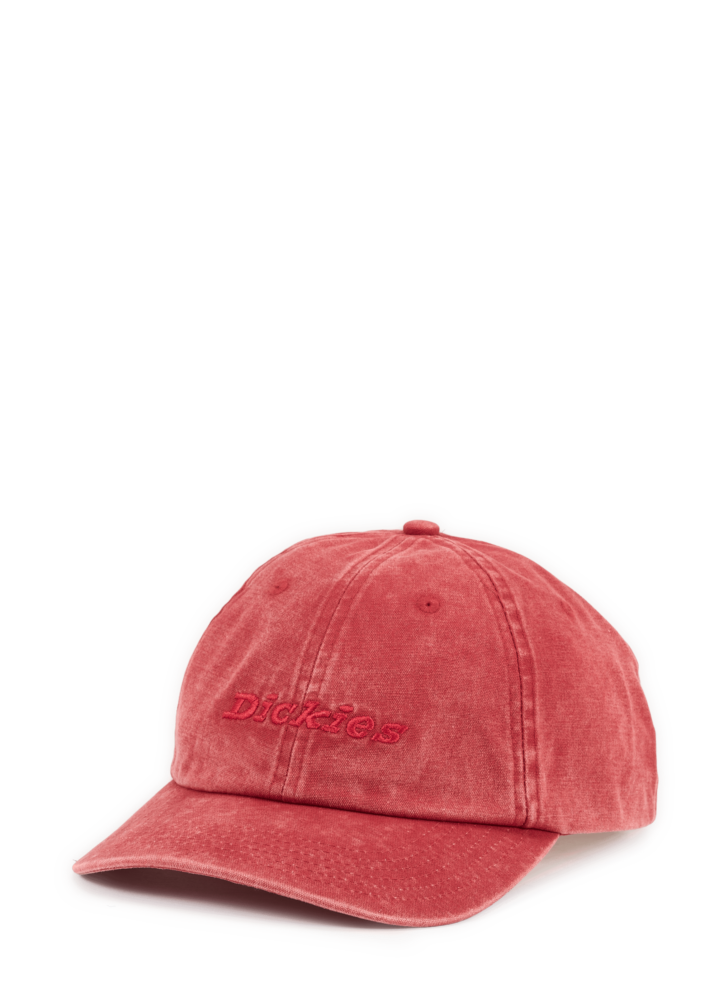 Casquette à logo brodé en coton DICKIES Rouge