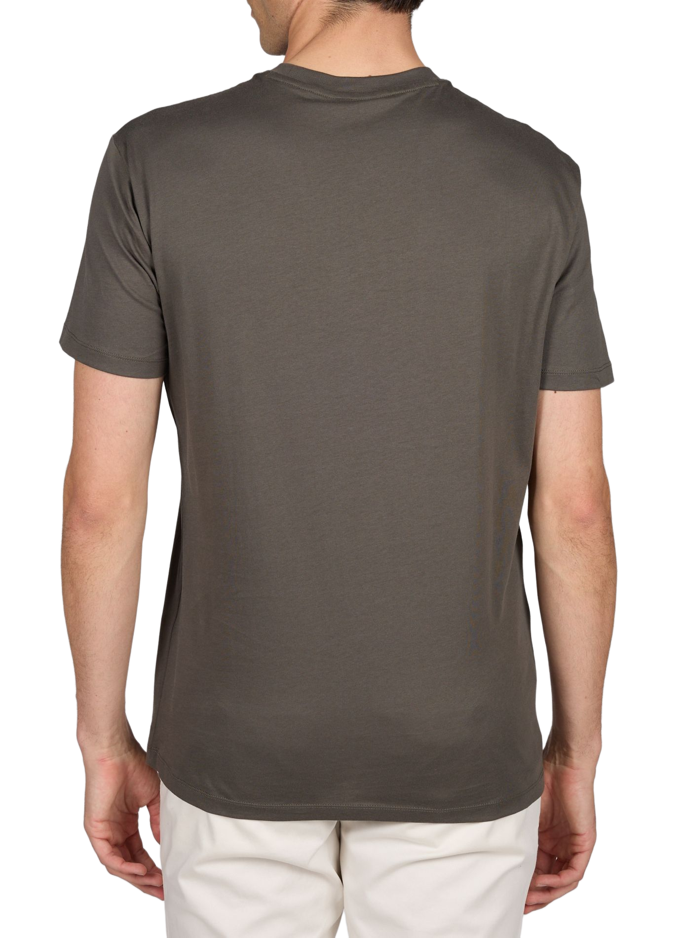 T-shirt à logo en coton  ARMANI EXCHANGE Kaki
