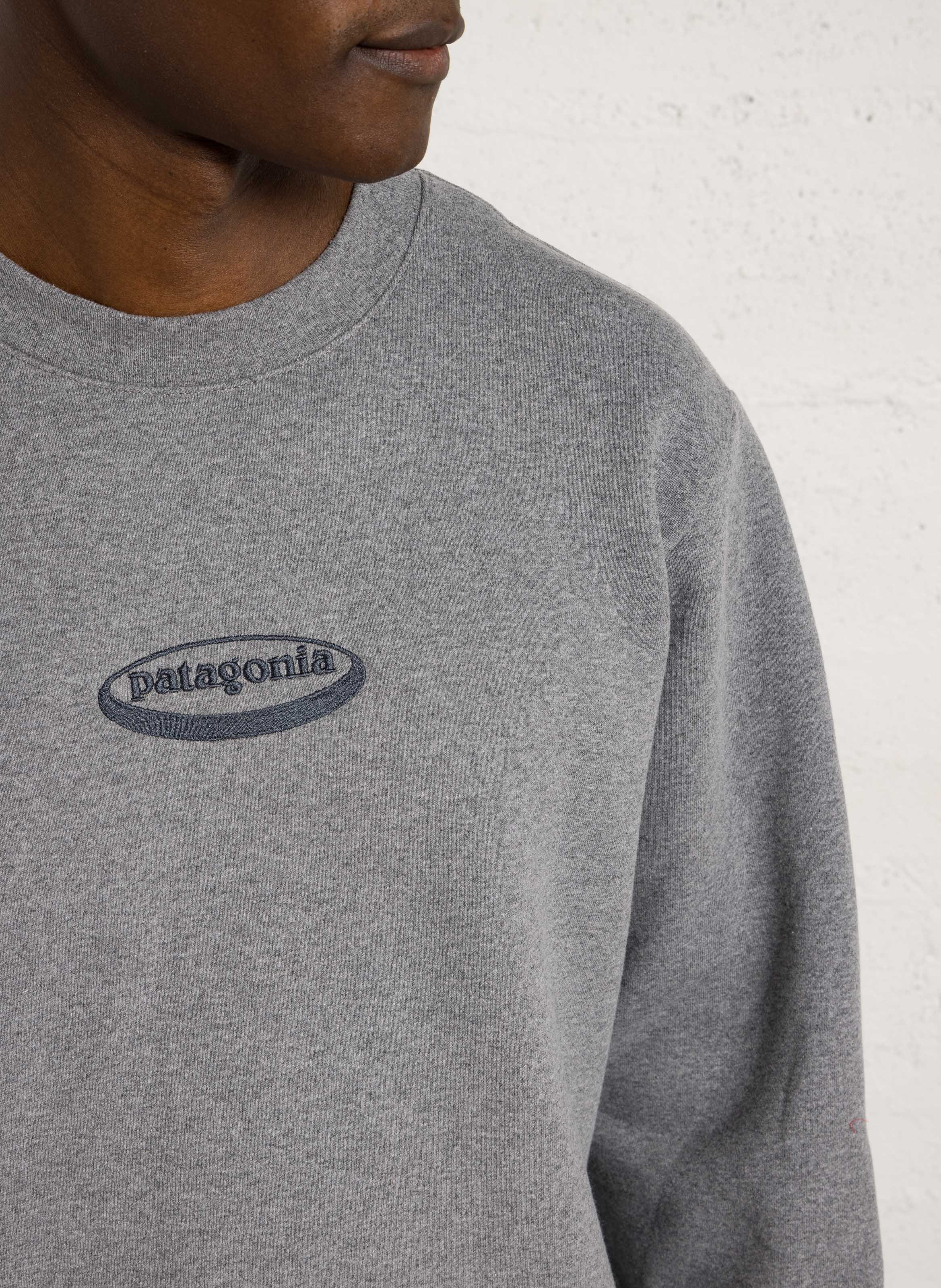 Sweat oversize col rond PATAGONIA Gris