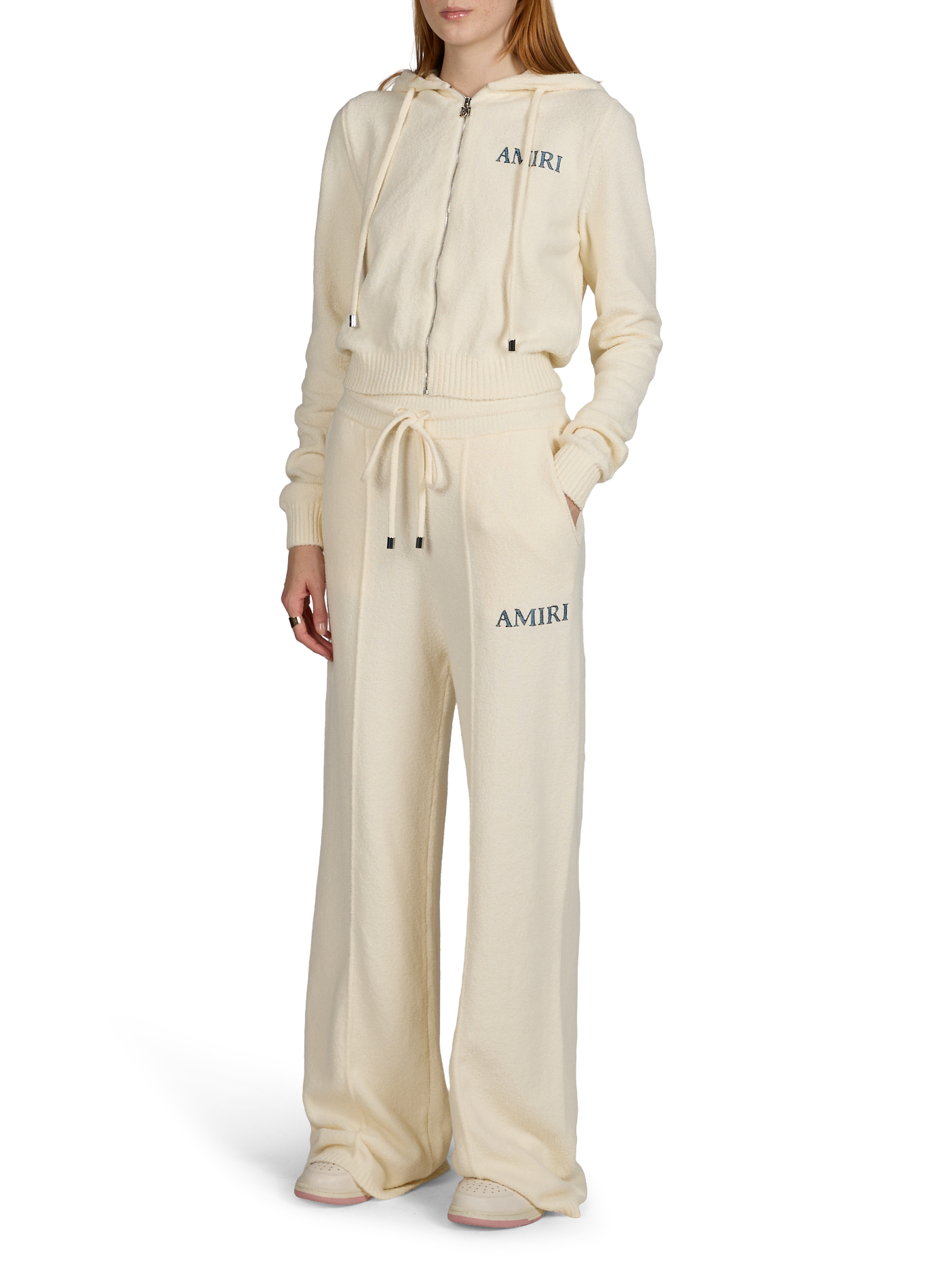 Hoodie Hope and Dreams à capuche en coton mélangé AMIRI Blanc