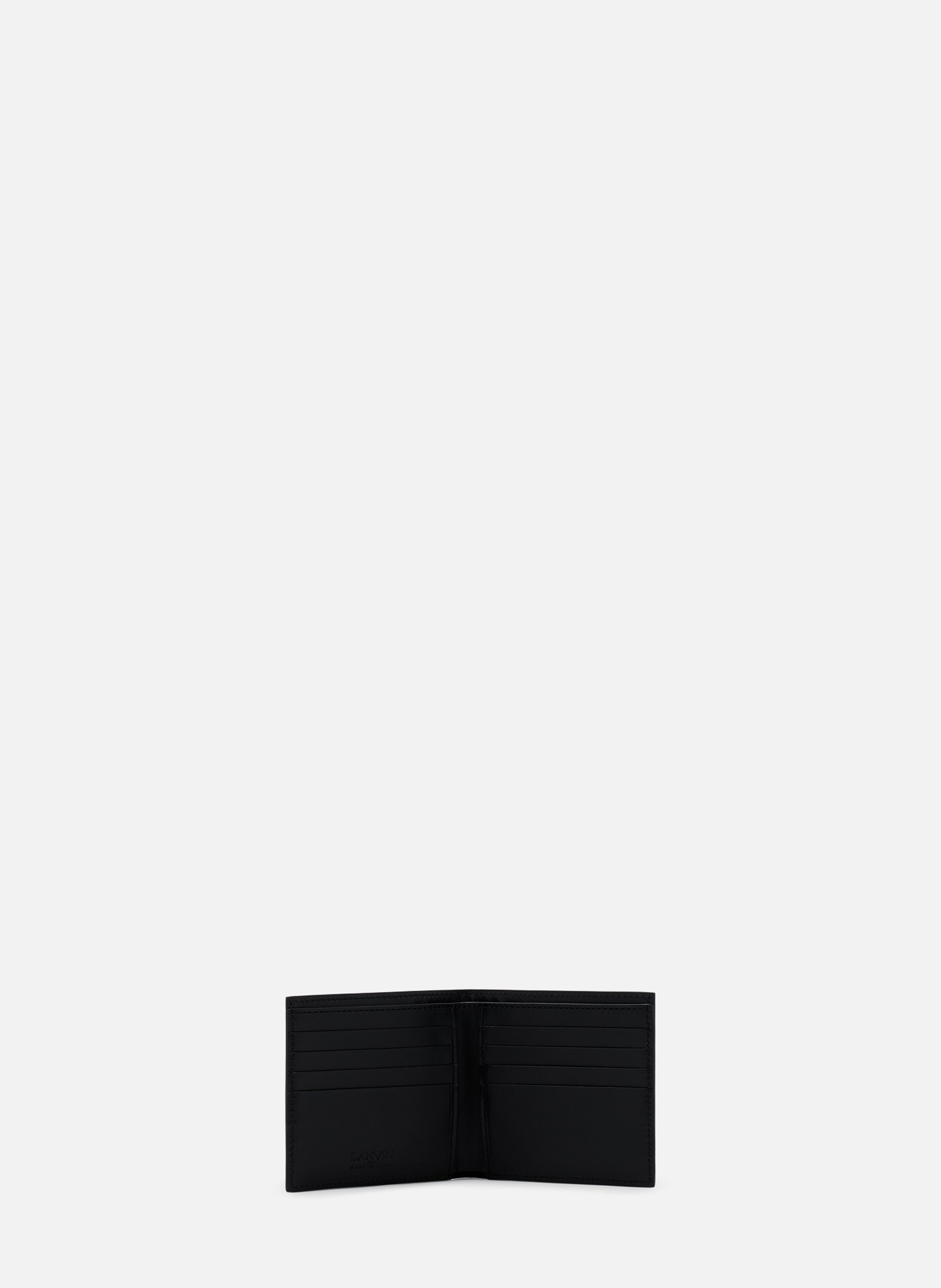 Portefeuille lanvin signature en cuir LANVIN Noir