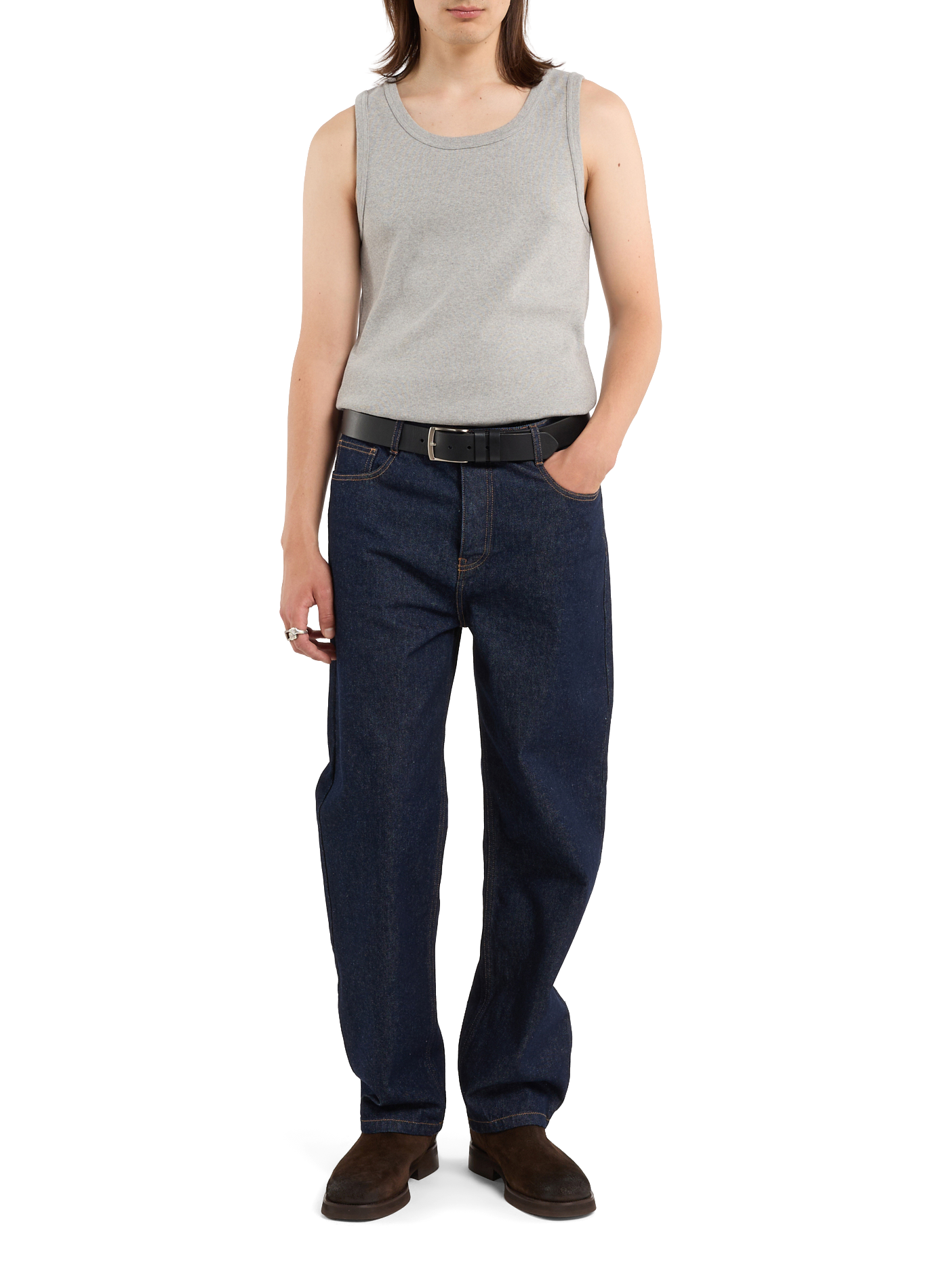 Cotton Dank T-shirt SAISON 1865 Grey