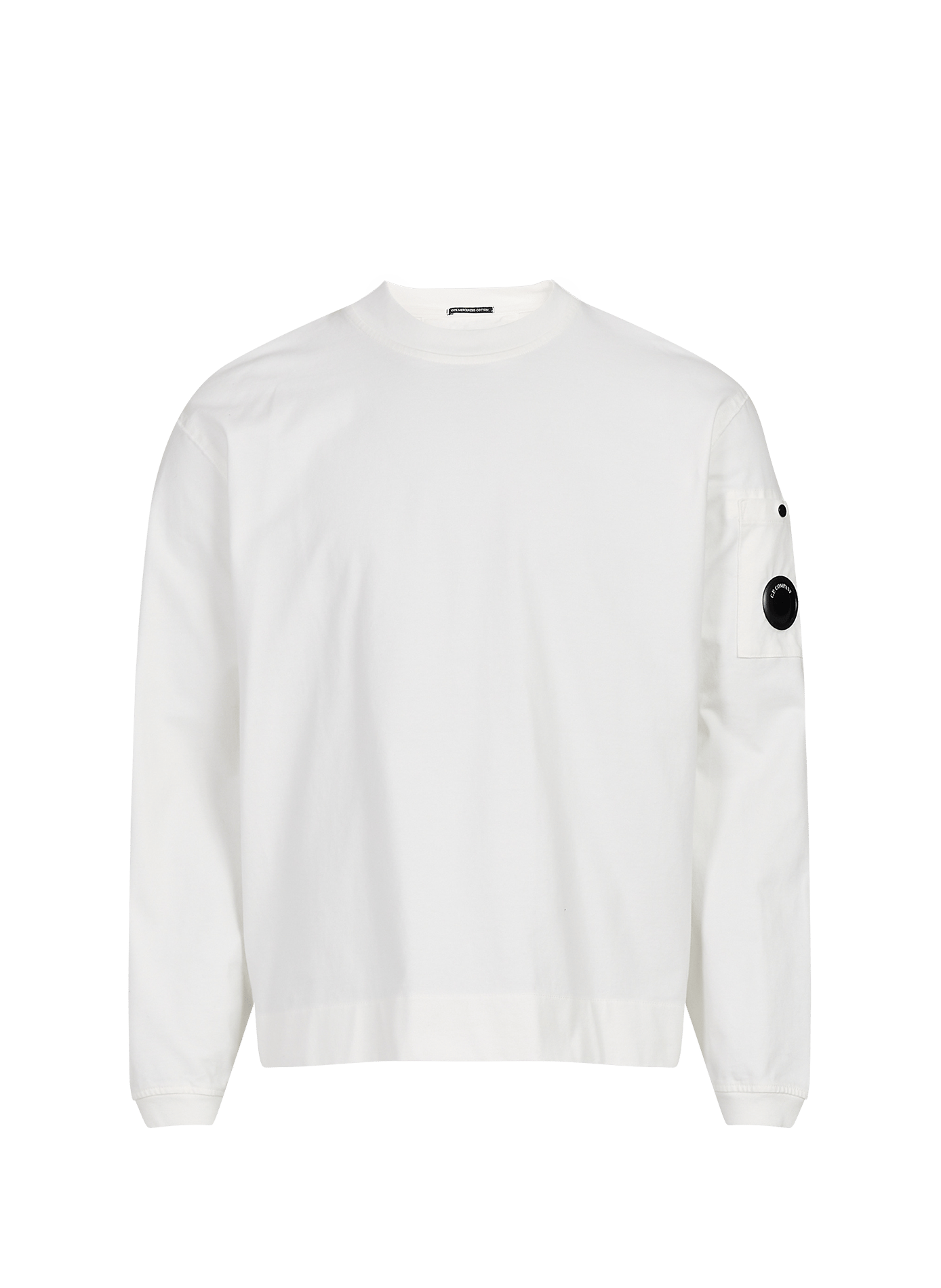 T-shirt manches longues en coton CP COMPANY Blanc