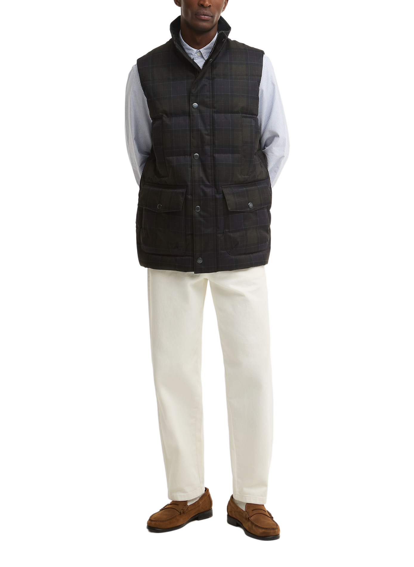 Doudoune col montant BARBOUR Multicolore