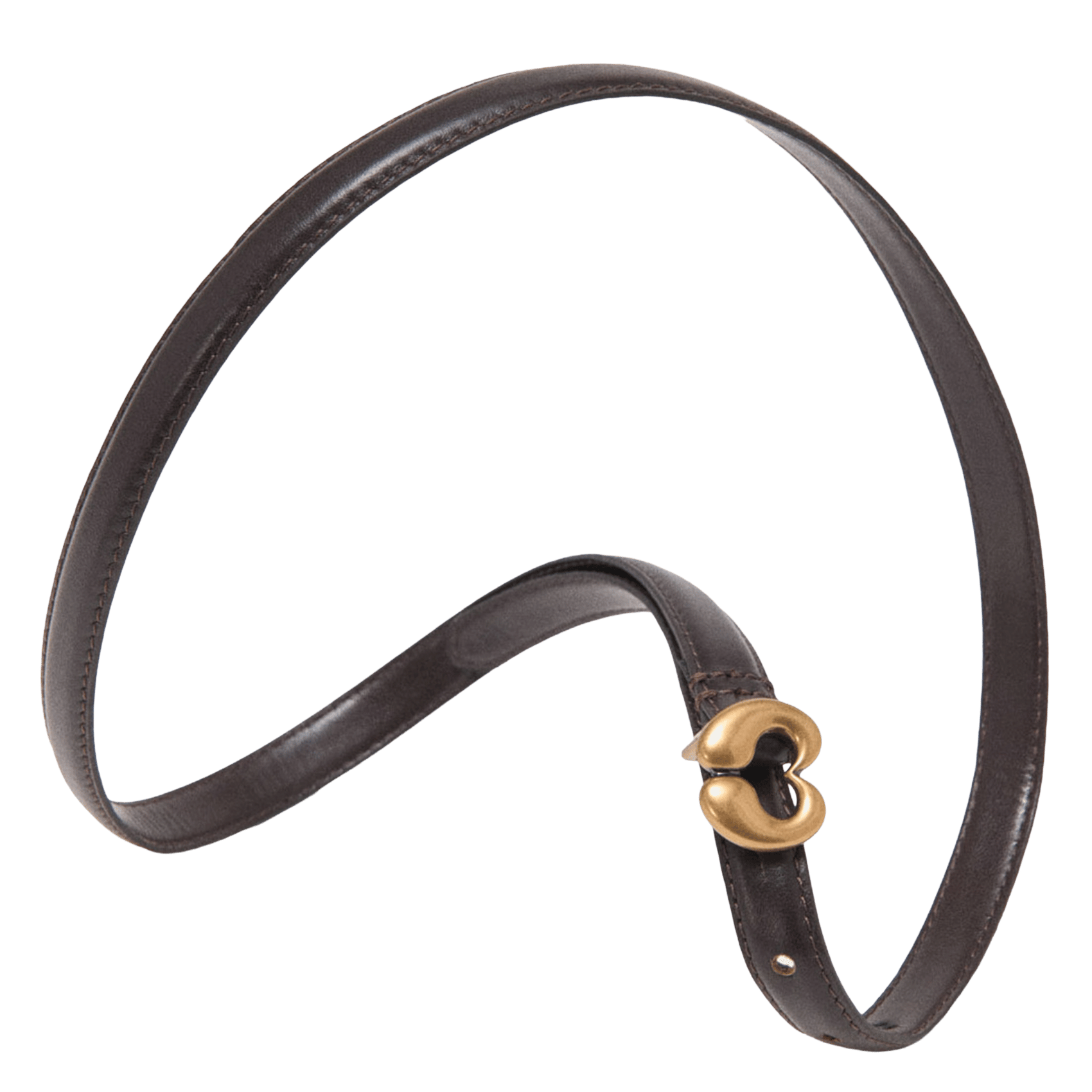 Ceinture en cuir MAJE Marron