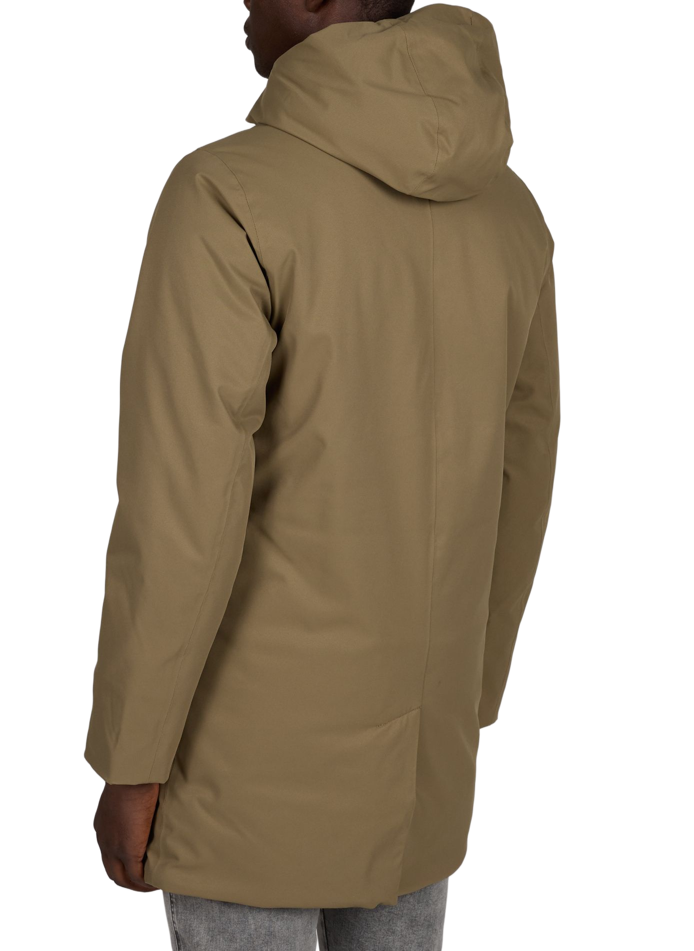 Parka with high collar K-WAY Khaki