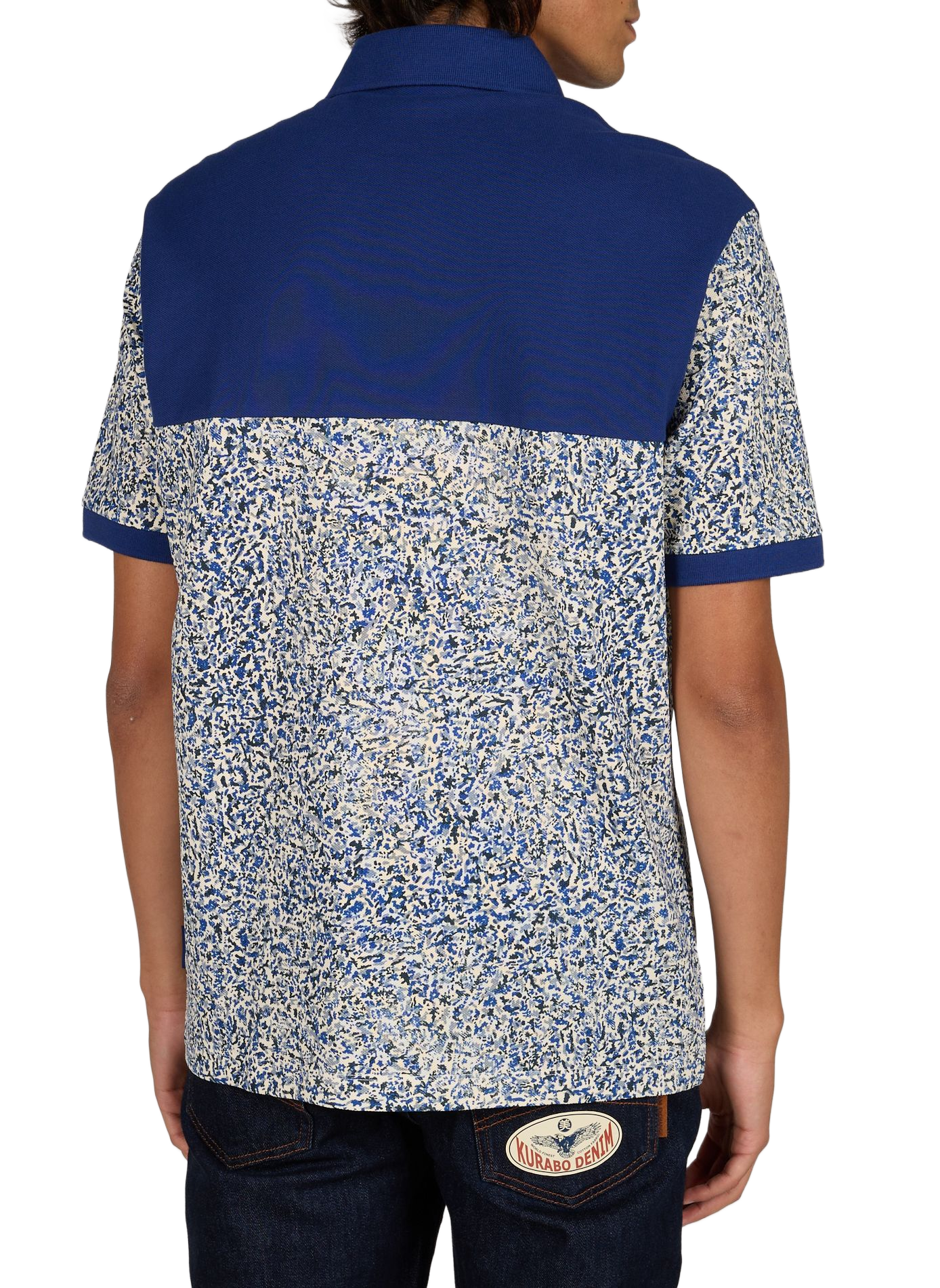 Straight fit short-sleeve cotton polo ARMANI EXCHANGE Multicolour