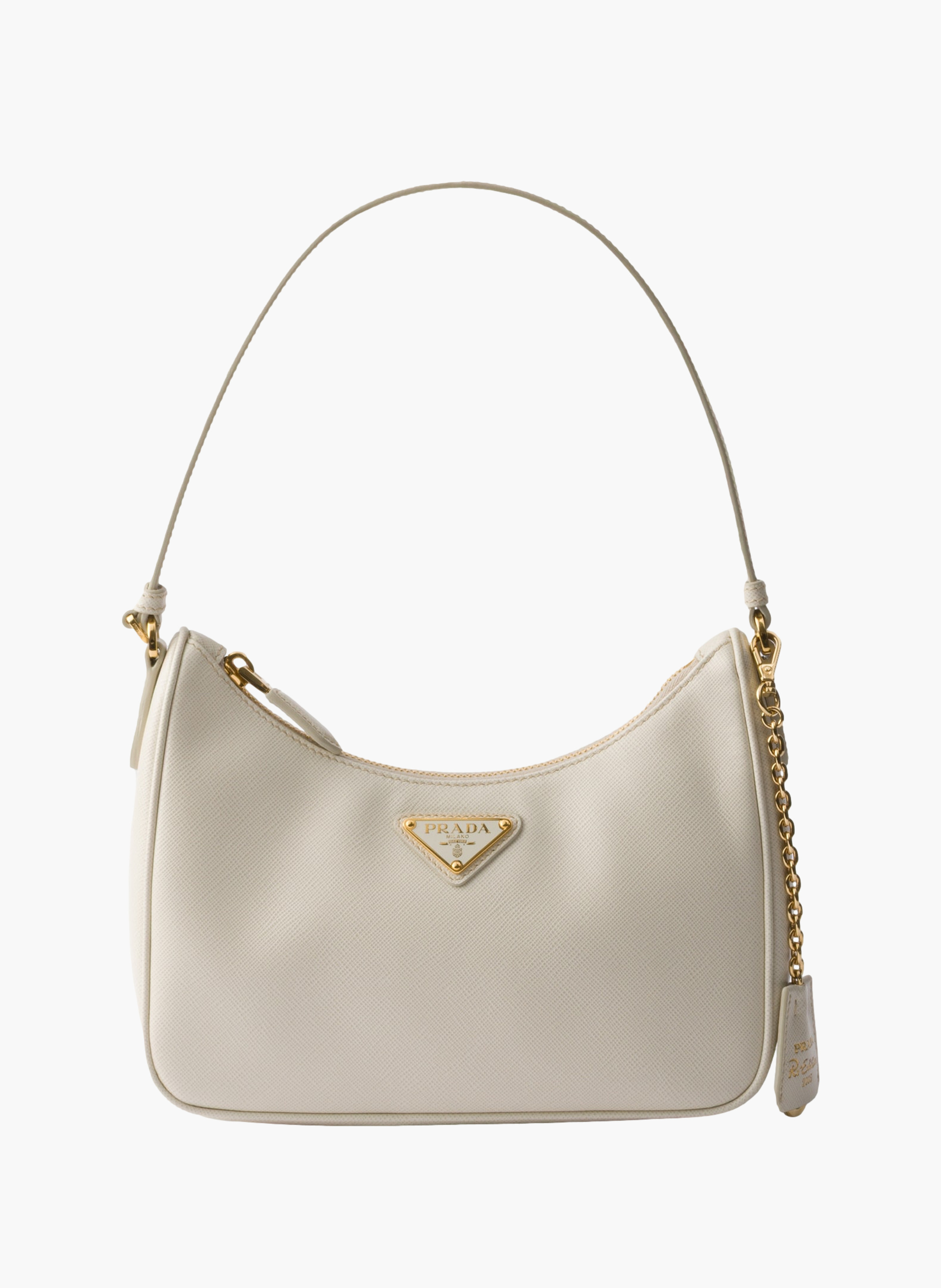 Prada re-edition 2005 saffiano leather mini-bag PRADA Beige