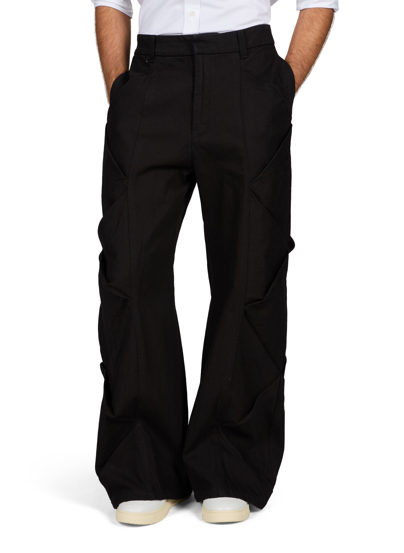 Weite Baumwolljeans CAMPILLO Schwarz