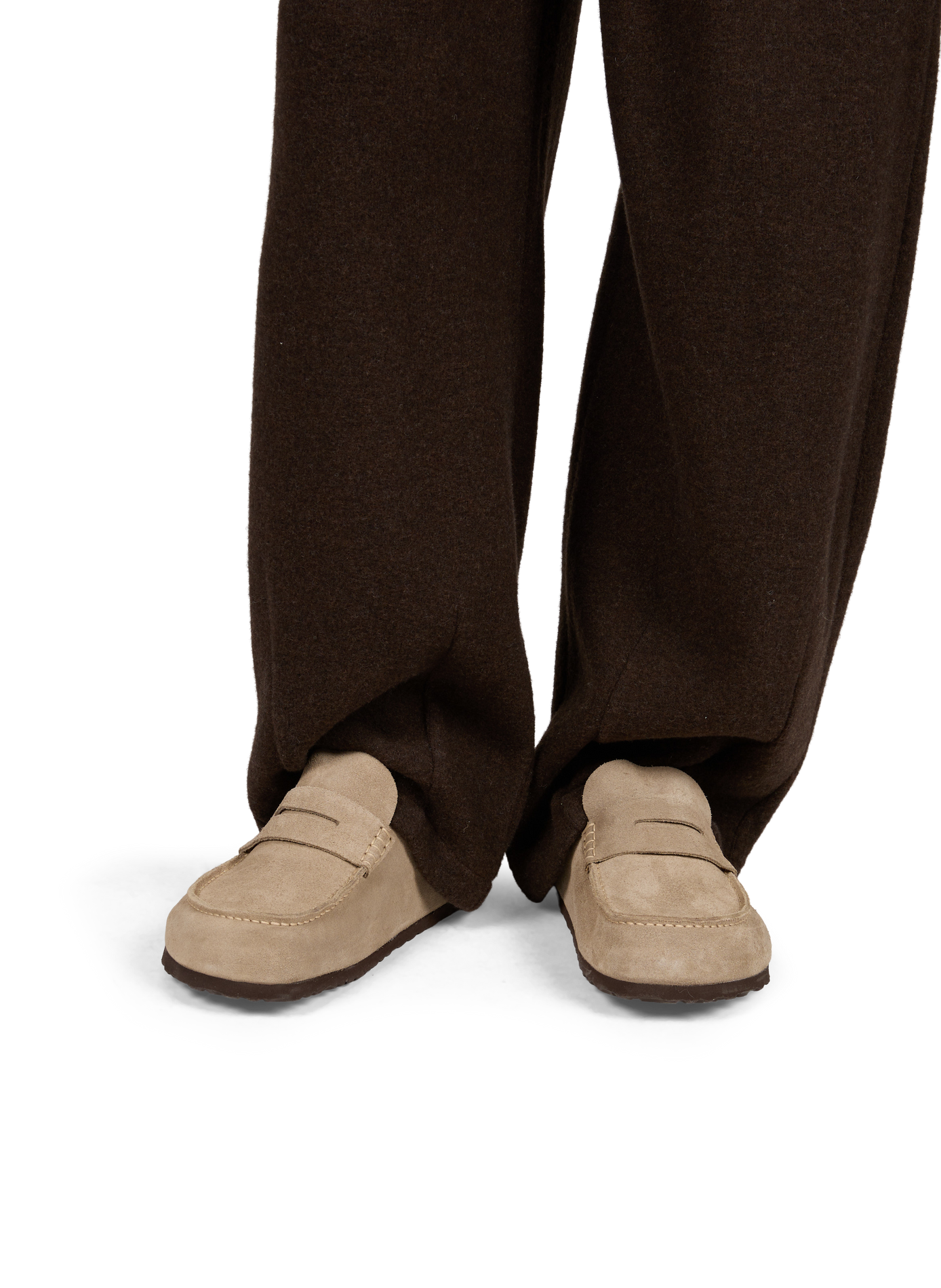 Naples Wrapped leather mule loafers BIRKENSTOCK Beige