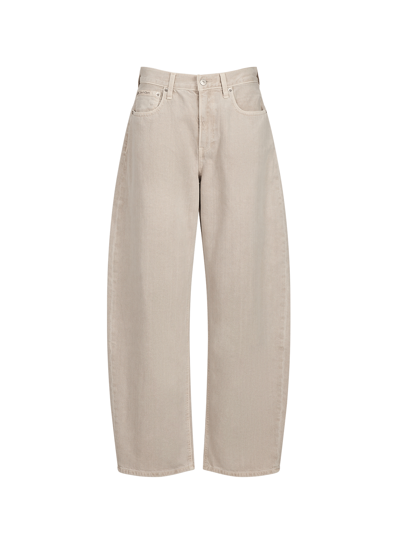 Straight-cut cotton jeans CALVIN KLEIN Grey