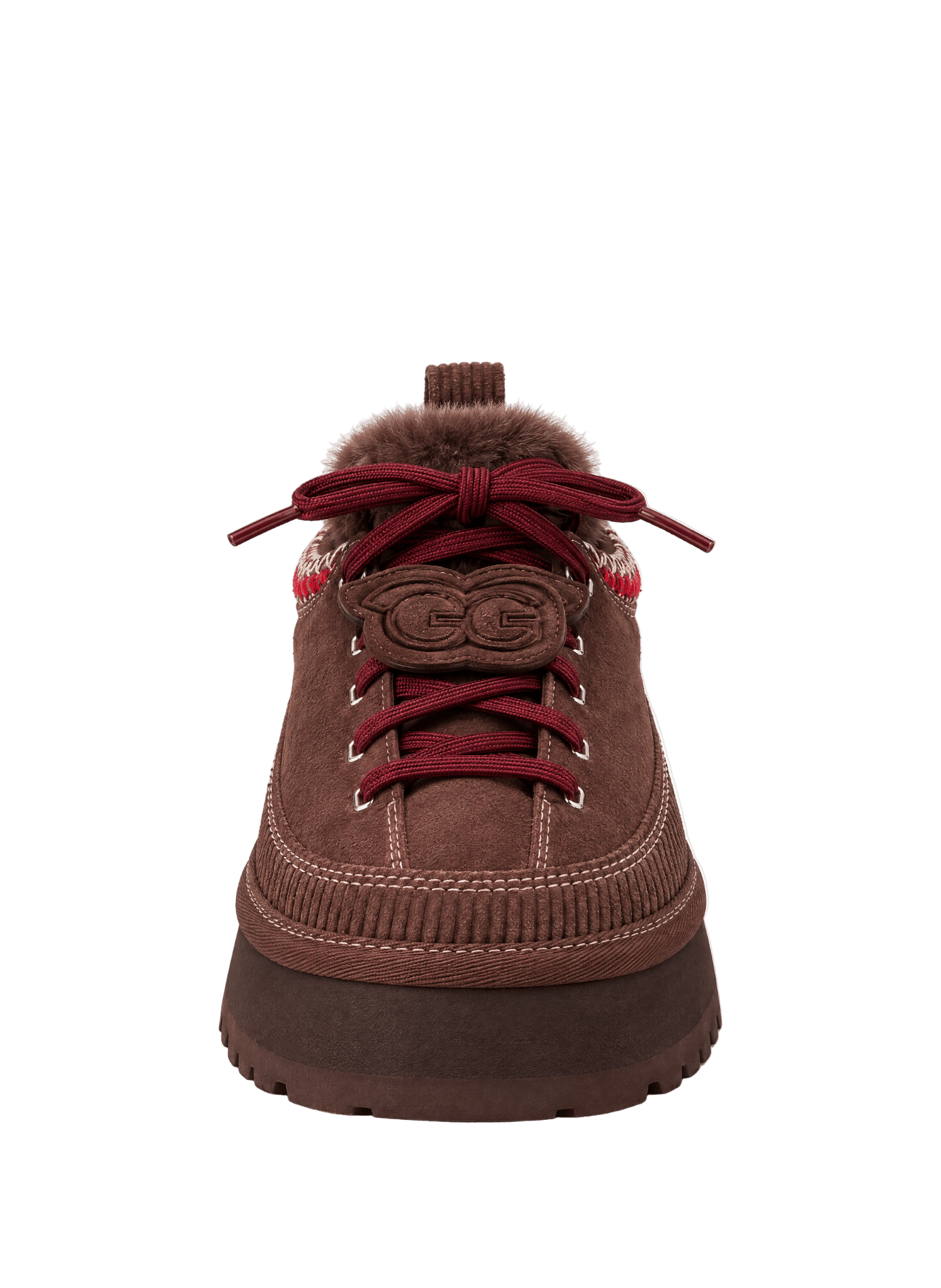 Mules à lacets en cuir  UGG Marron