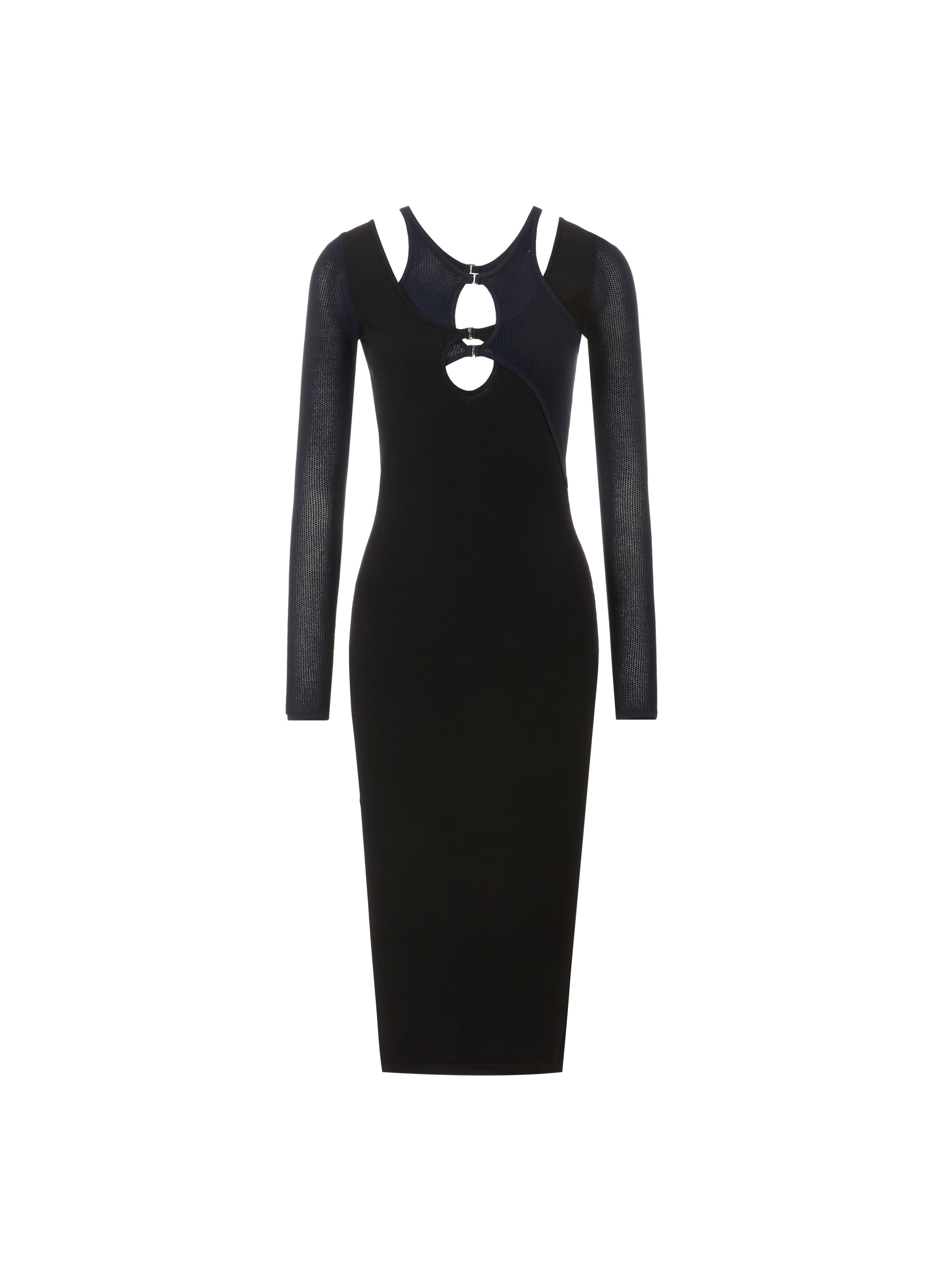 Robe à découpes en maille  DION LEE Multicolore