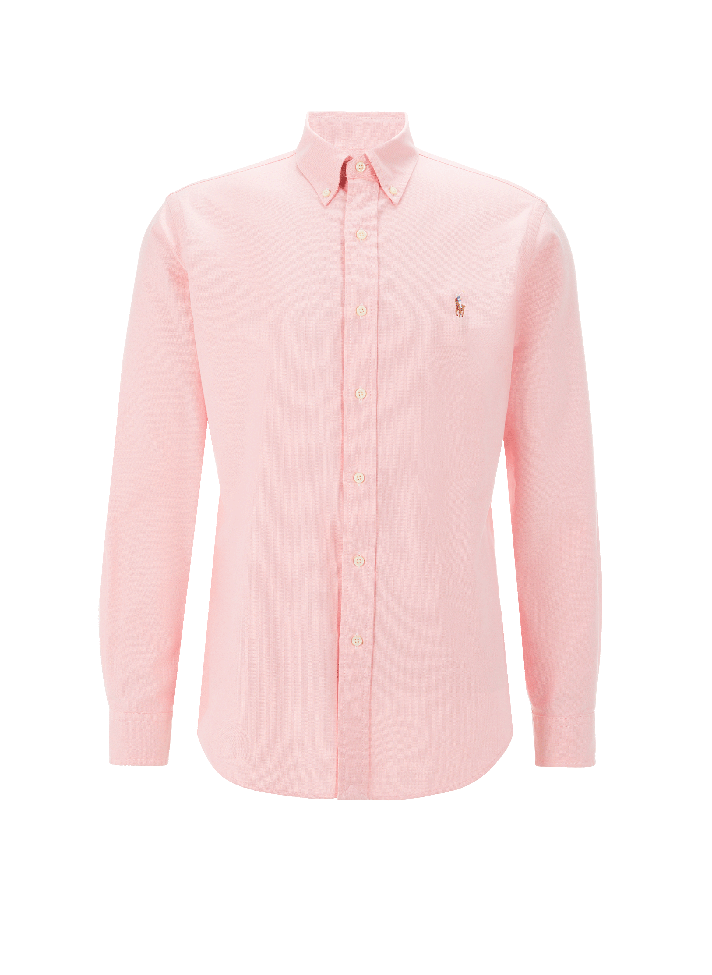 POLO RALPH LAUREN Slim-fit cotton shirt Pink